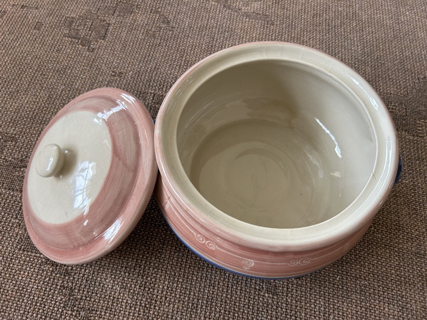 Wagener & Ryder Australian Studio Pottery Lidded Casserole 4L c1980s