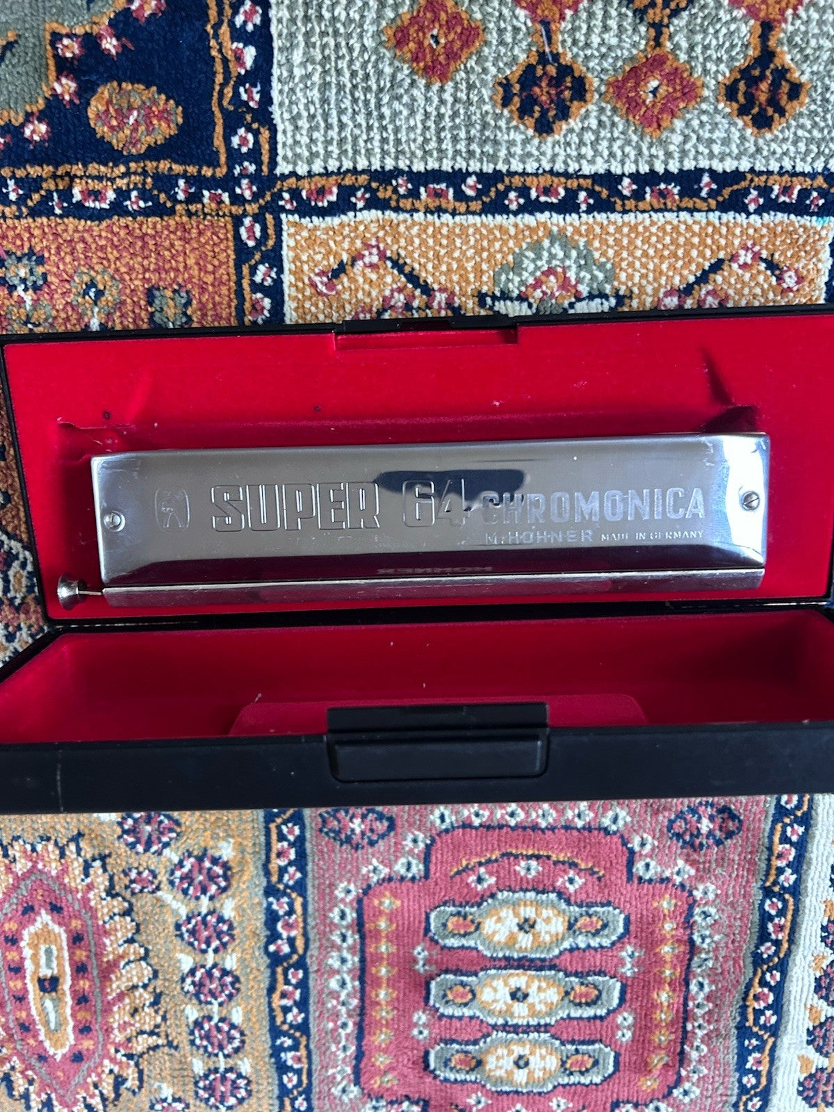 Hohner Super 64 Chromonica Harmonica + 3 Method Books – Made in Germany
