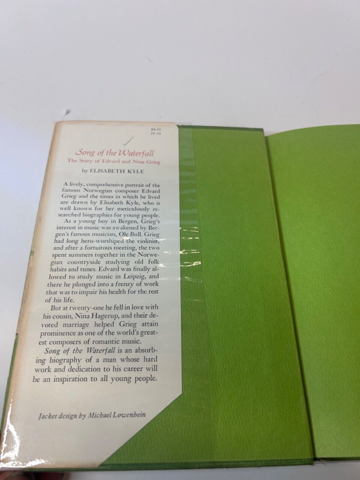 Song of the Waterfall by Elisabeth Kyle First Edition 1970 Hardcover & Dust Jack