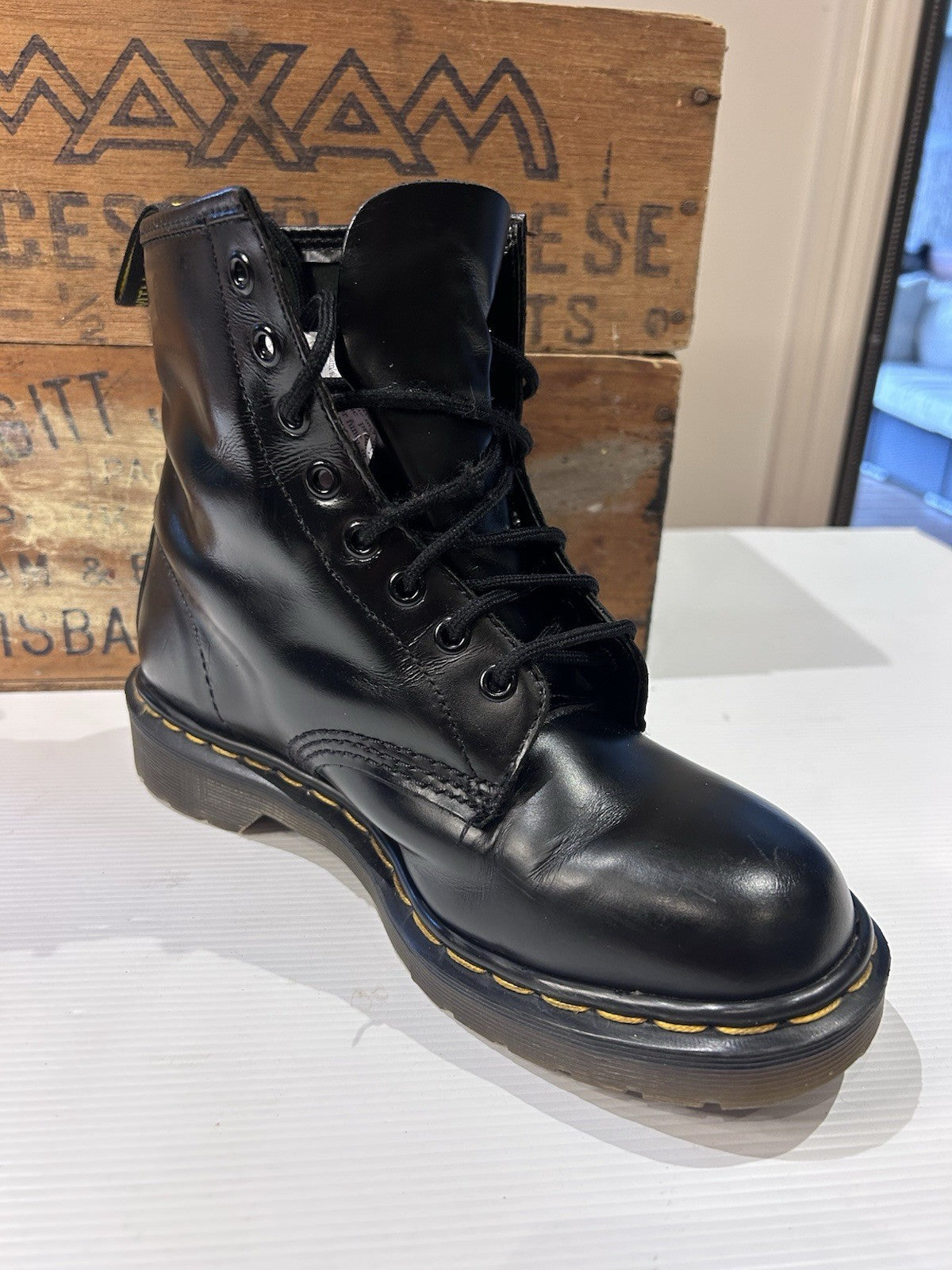 Dr. Martens 1460 UK8/Euro 42 Made in England Boots | MIE Black Smooth Leather