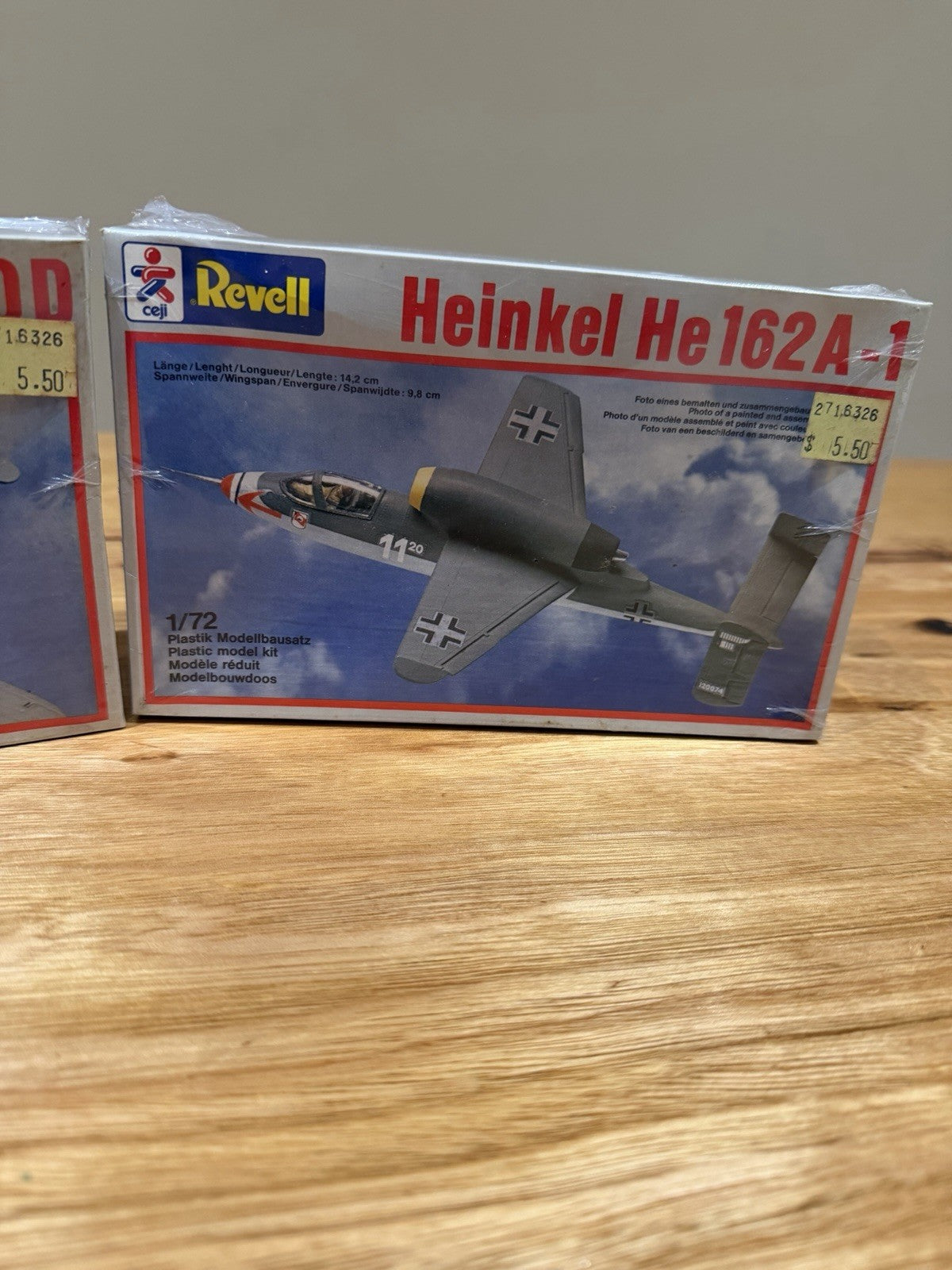 Revell 1/72 Heinkel He100D & He162A-1 Kits Sealed 1984 West Germany Lot