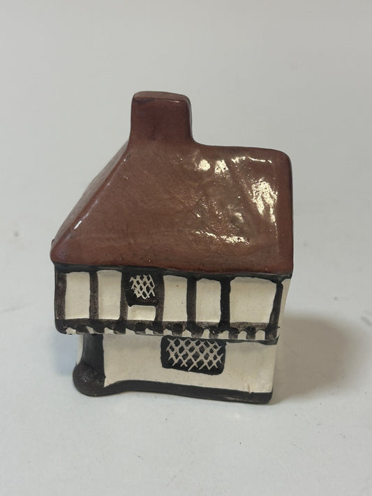 Mudlen End Studios Cottage House Mini Ceramic Made In England No 23 Vintage