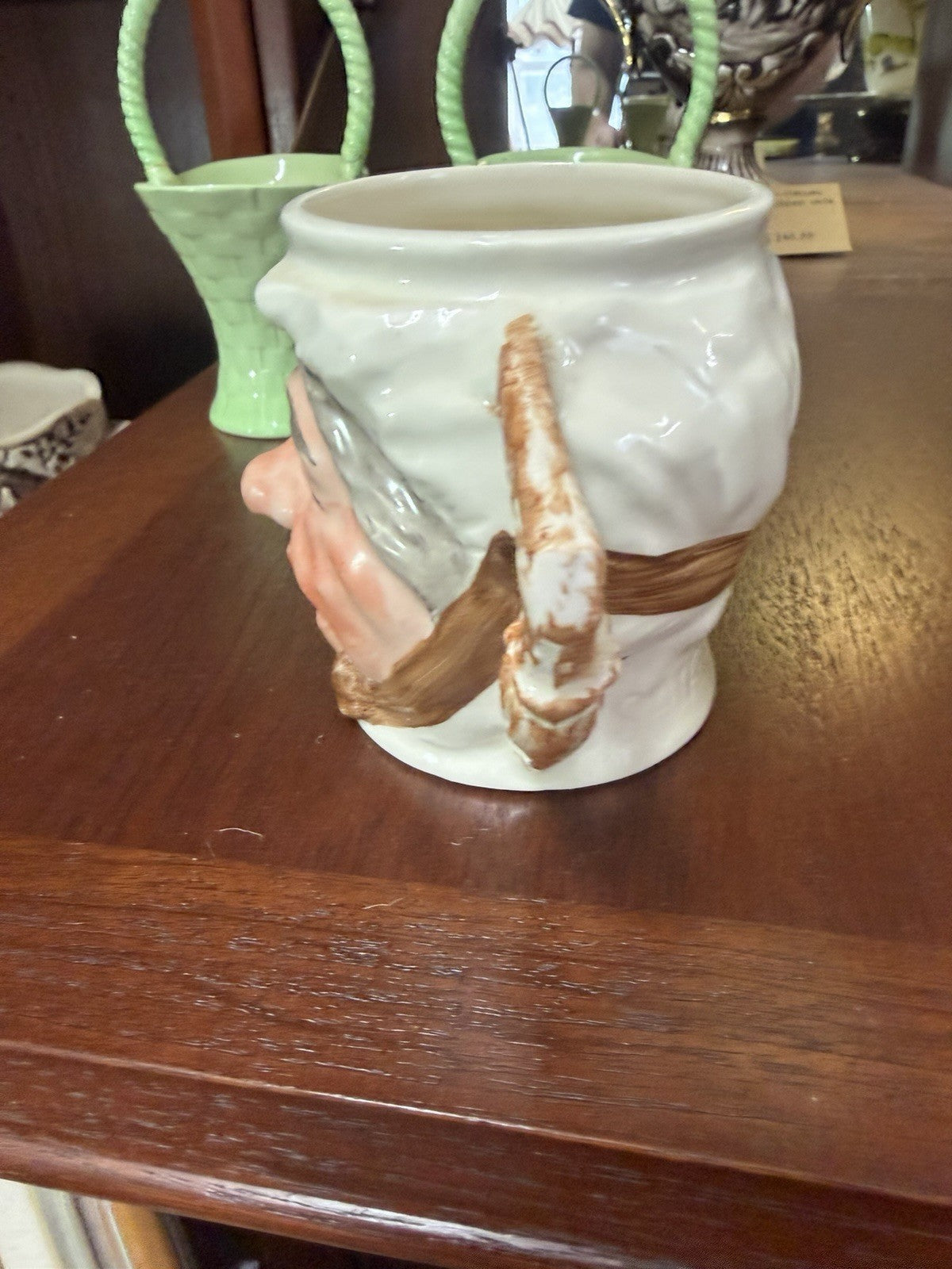Vintage Lancaster Sandland Sairey Gamp Character Jug Dickens England c1950s