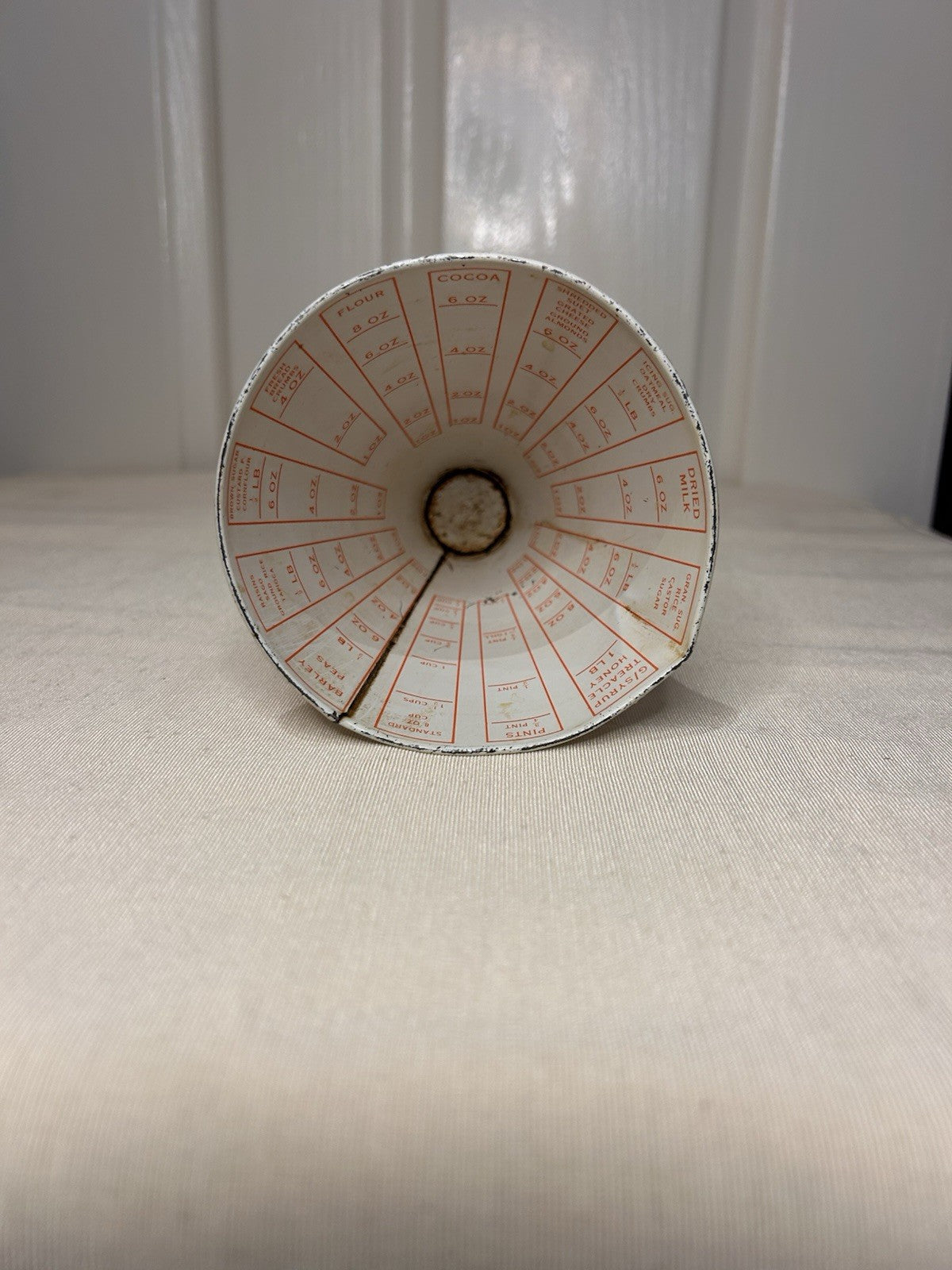 Willow Retro Kitchen Measure Cone 1970s Orange Flower Power Design Australia