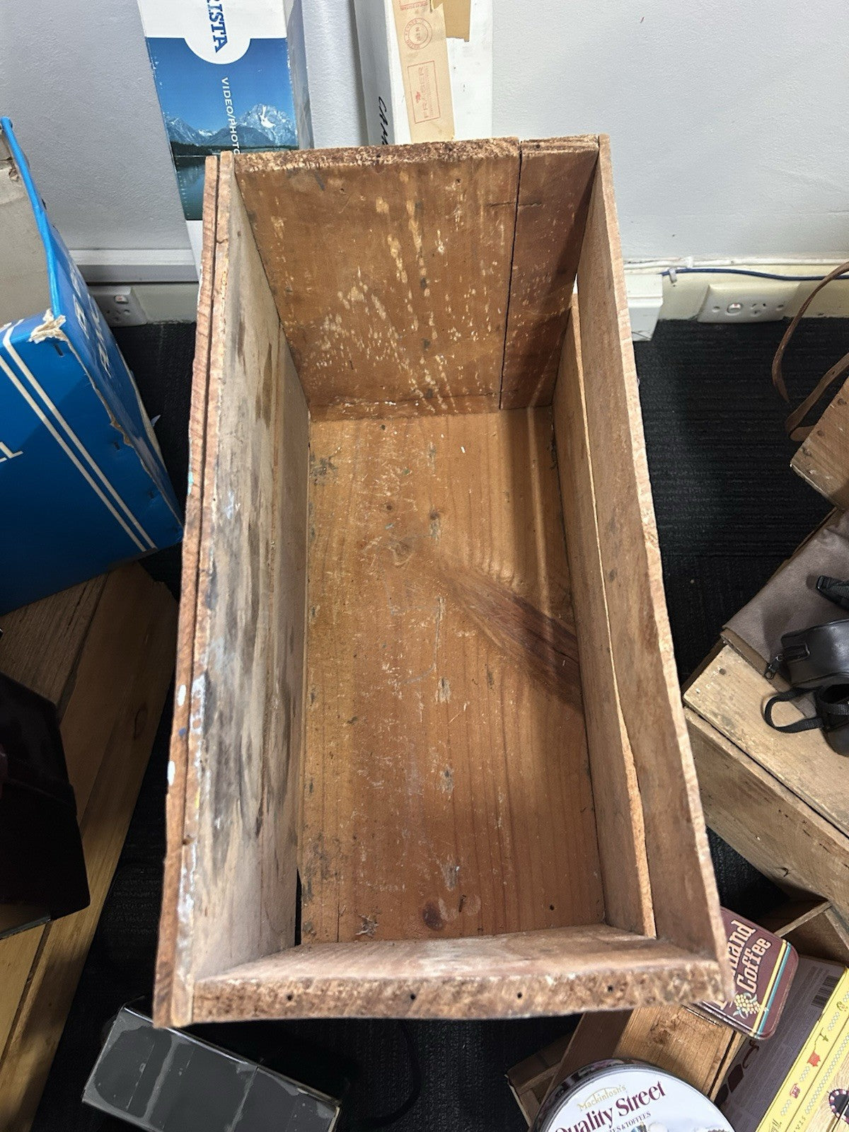 Vintage SPC Australian Canned Fruit Wooden Crate Bartlett Pears Shepparton 