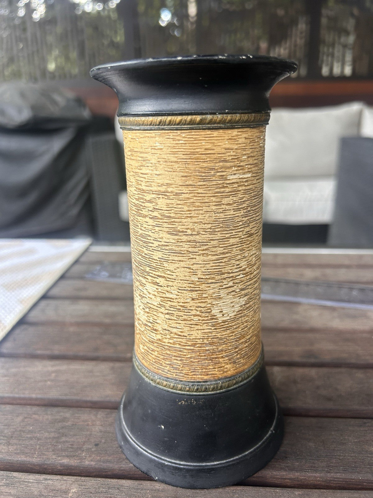 Bretby Pottery Sam Weller Dickens Ware Style Vase England c1921–24 18cm