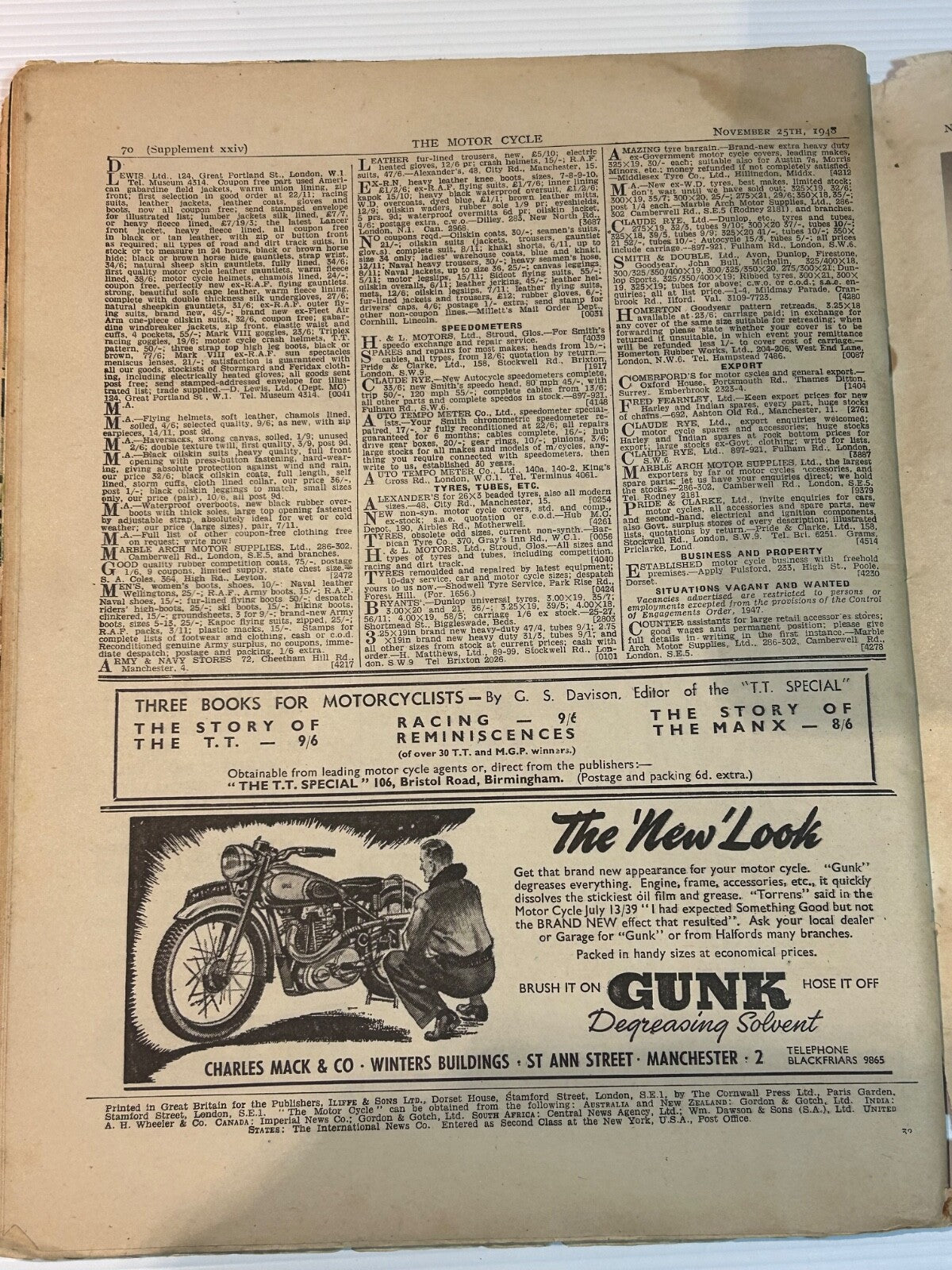 The Motor Cycle Magazine 1948 London Show Report BSA Norton Ariel ORIGINAL