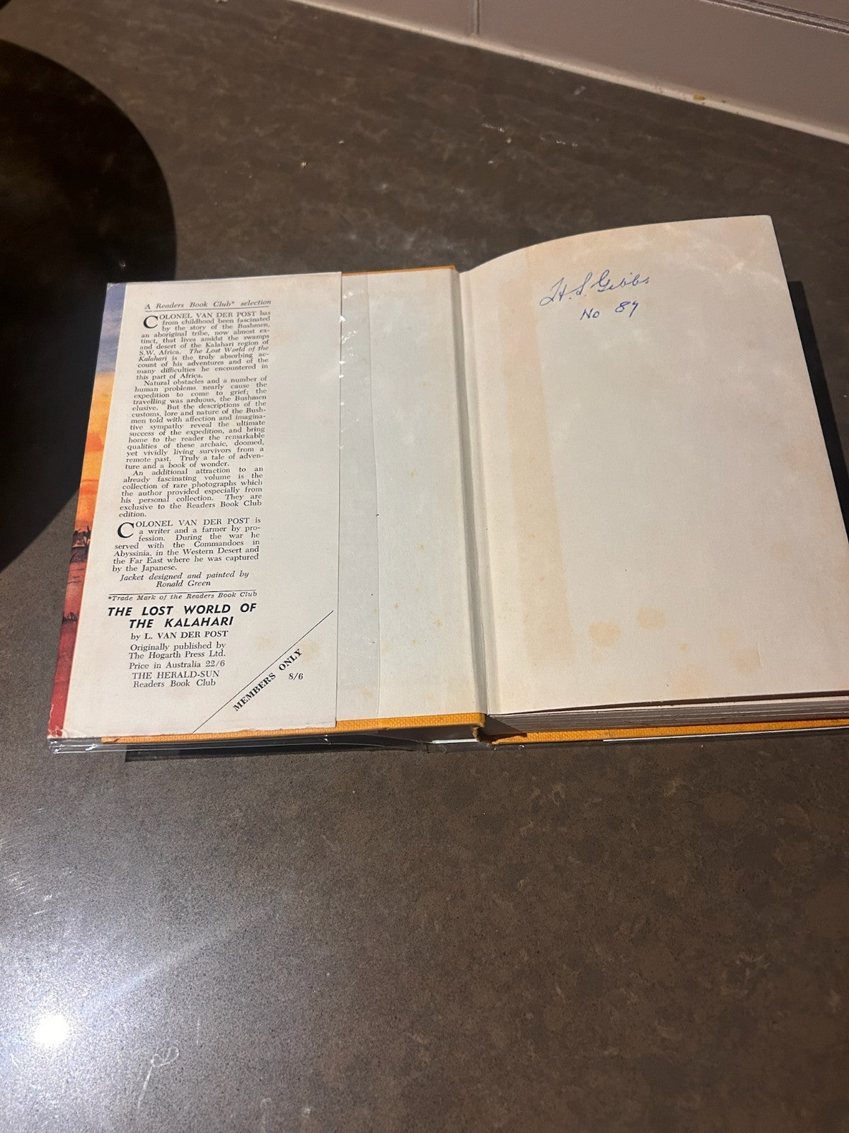 The Lost World of the Kalahari – Laurens van der Post | Vintage HC