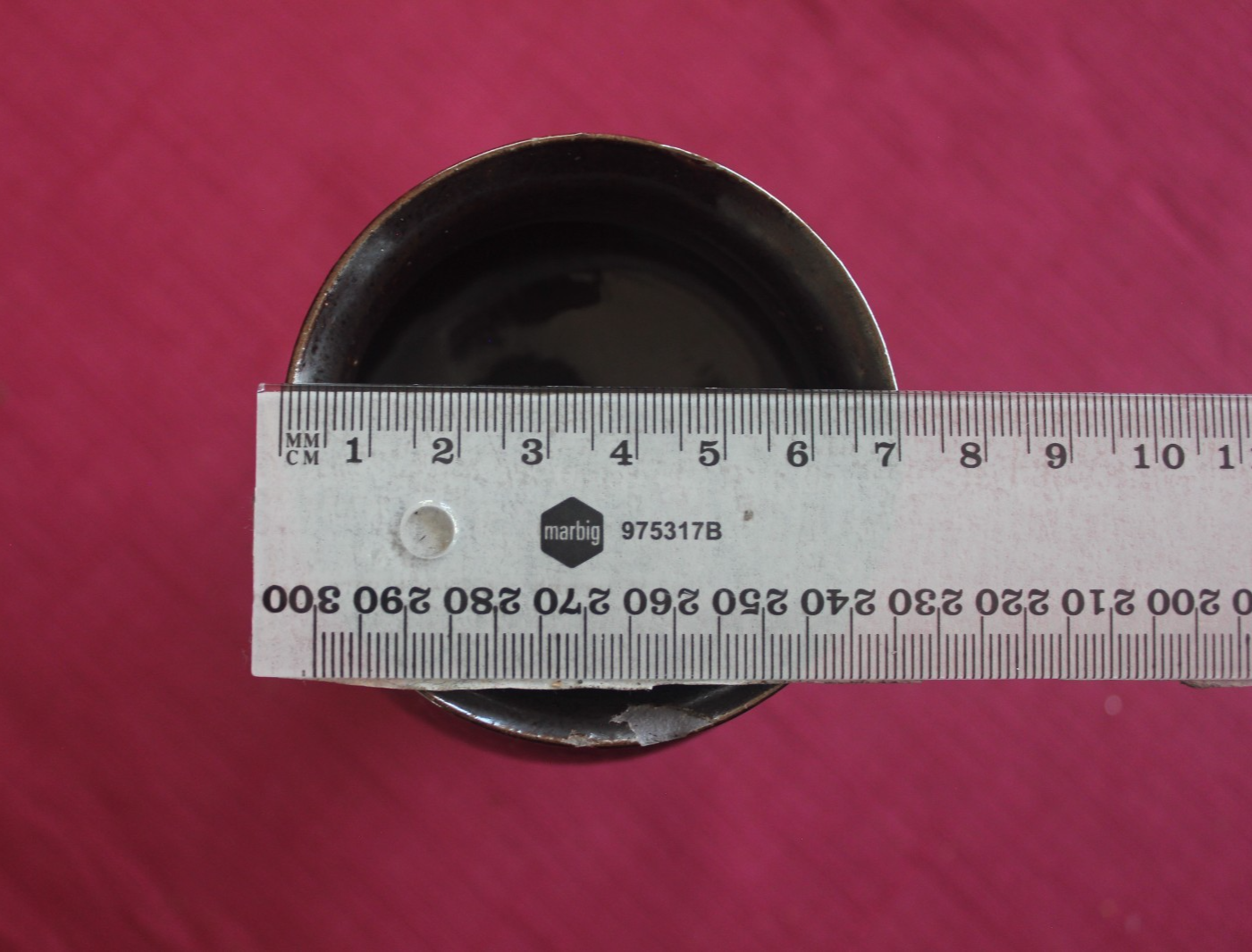 Vintage Bendigo Pottery Wine Carafe & Goblet Set