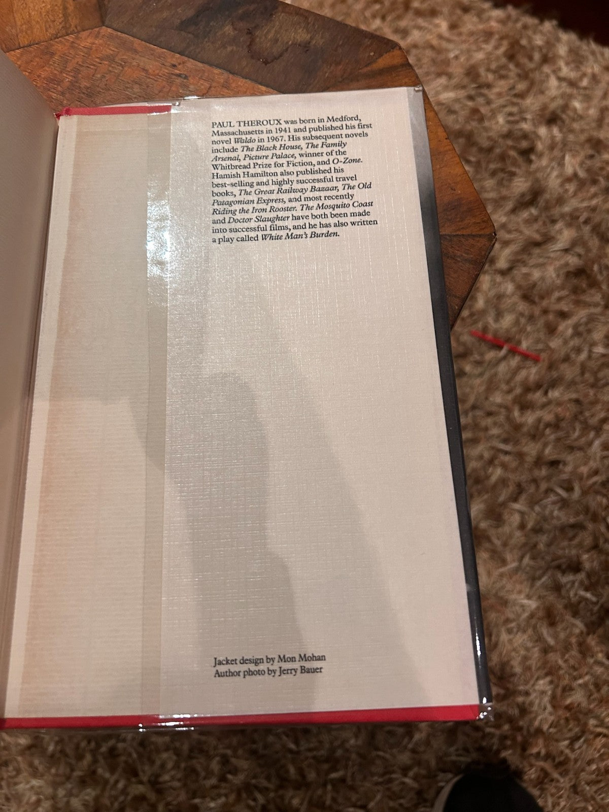 My Secret History - Paul Theroux | Hardcover 1989 First UK Edition |