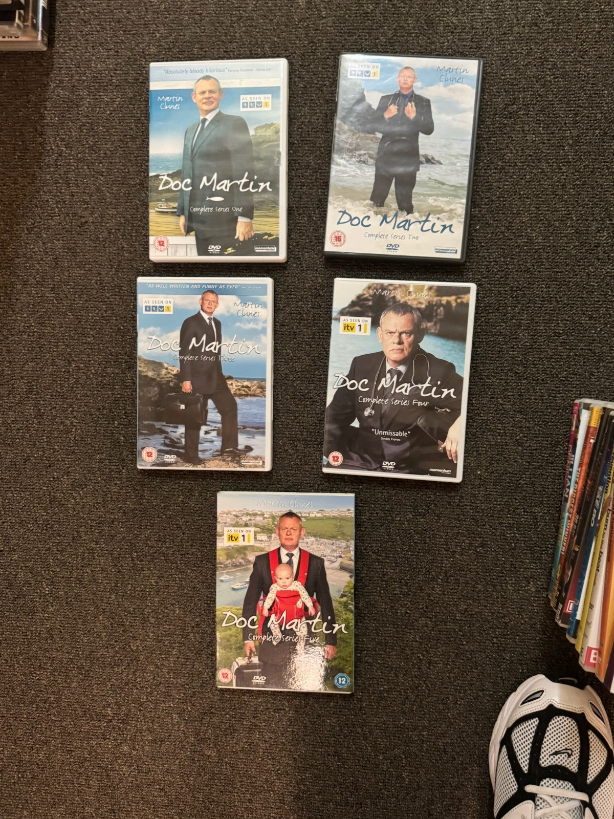 Doc Martin DVD Bundle Seasons 1–5  Set PAL Region 4 | 2004 - 2011