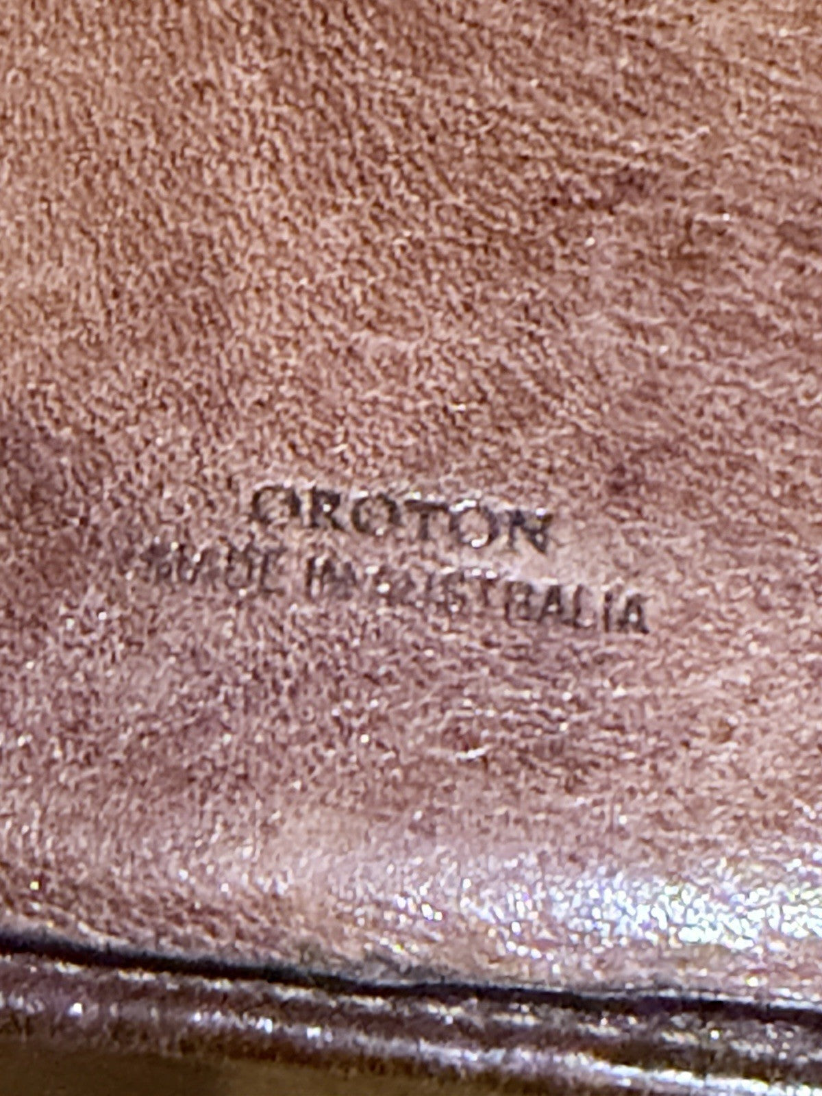 Oroton Leather Wallet Made In Australia Brown Vintage Bifold Coin Zip