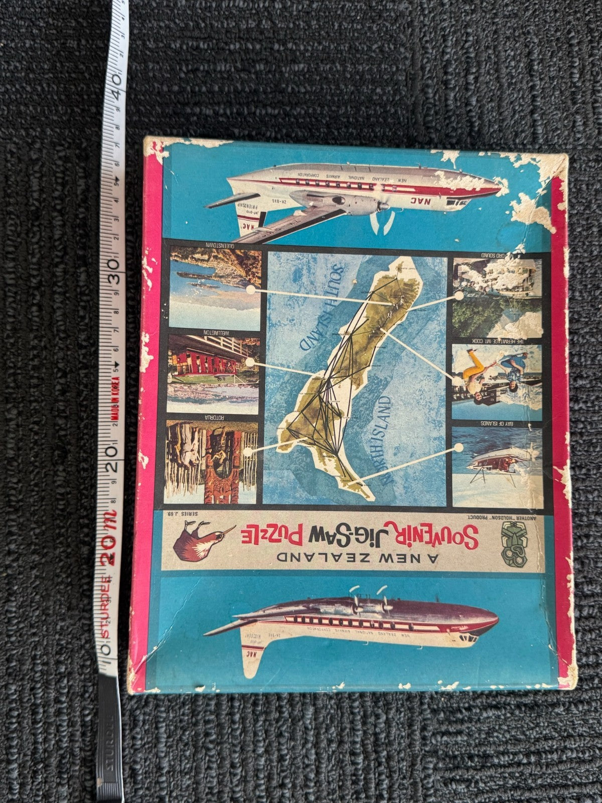 New Zealand Souvenir Jig-Saw Puzzle Holdson – Vintage Boxed 400pc | Mid-century