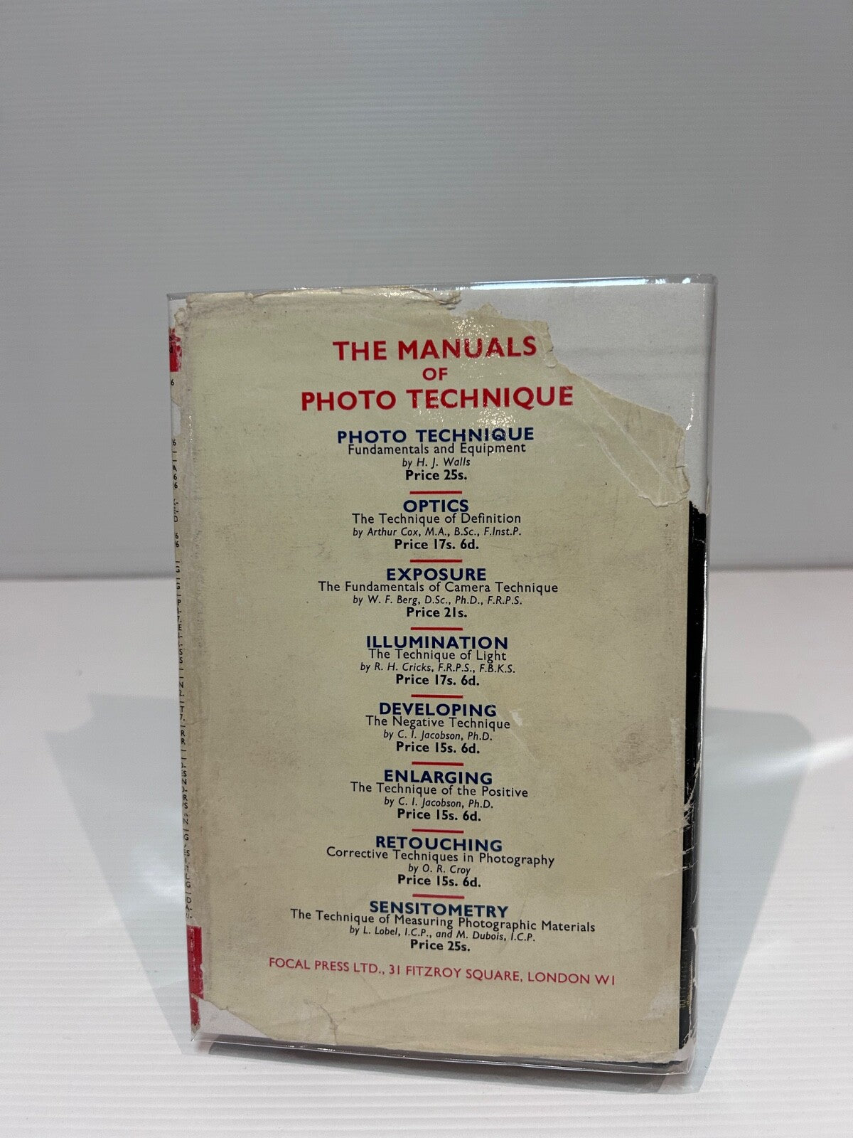 Colour Prints Jack H Coote 1956 1st Ed HC DJ Focal Press Photo Technique 328pp