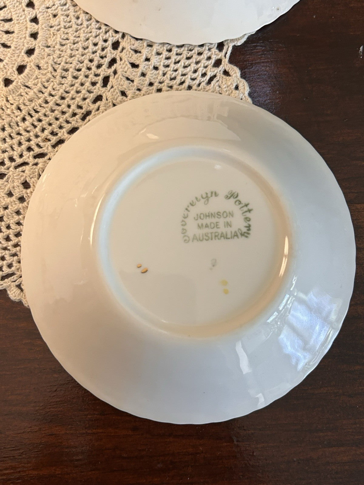 1953 Queen Elizabeth II Coronation Bowls x4 Johnson Australia Sovereign Pottery