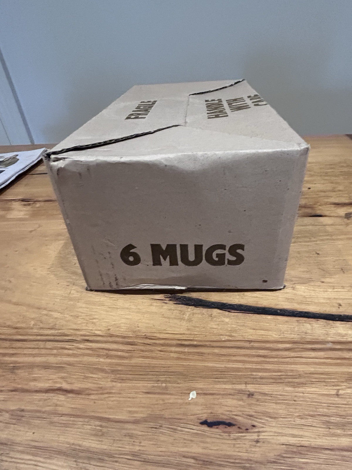 Vintage 1970s Churchill Homespun Stonecast Mugs – Set of 6 in Original Box
