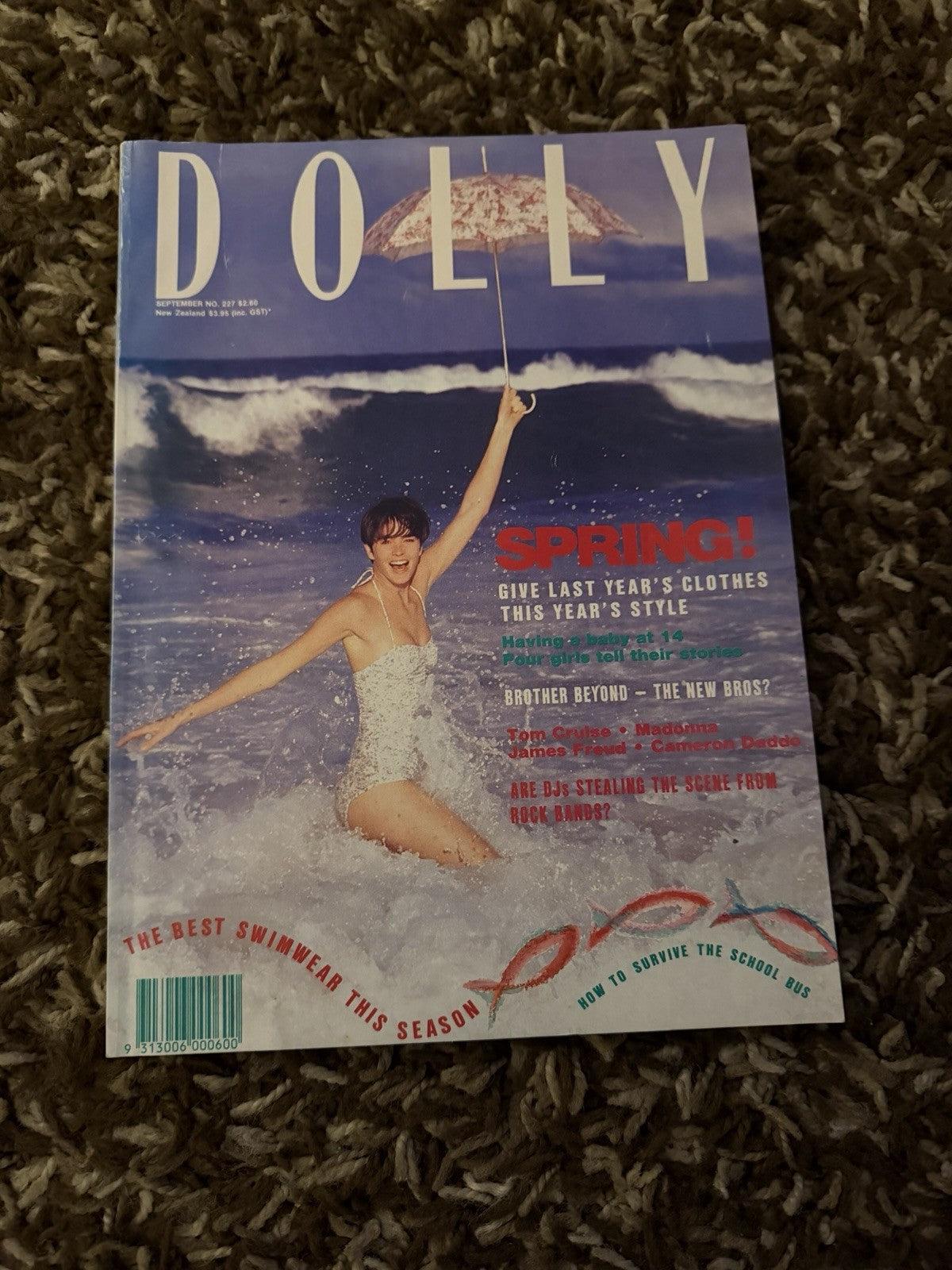 Dolly Magazine September 1989 No 227 Tom Cruise Madonna Brother Beyond AU