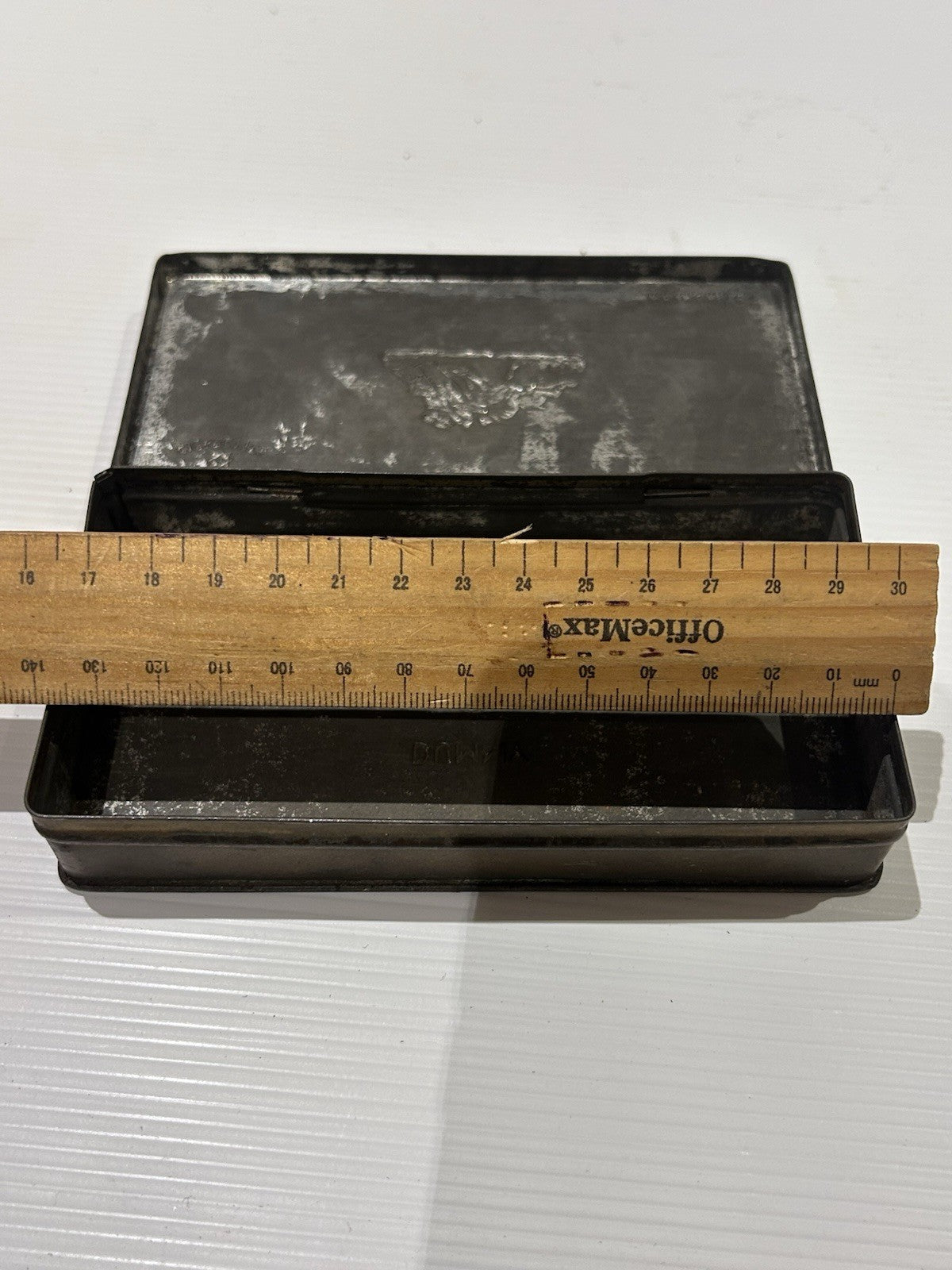 Vintage Polo Cigarettes Tobacco Metal Tin Smoking Tobacciana Collectible Patina