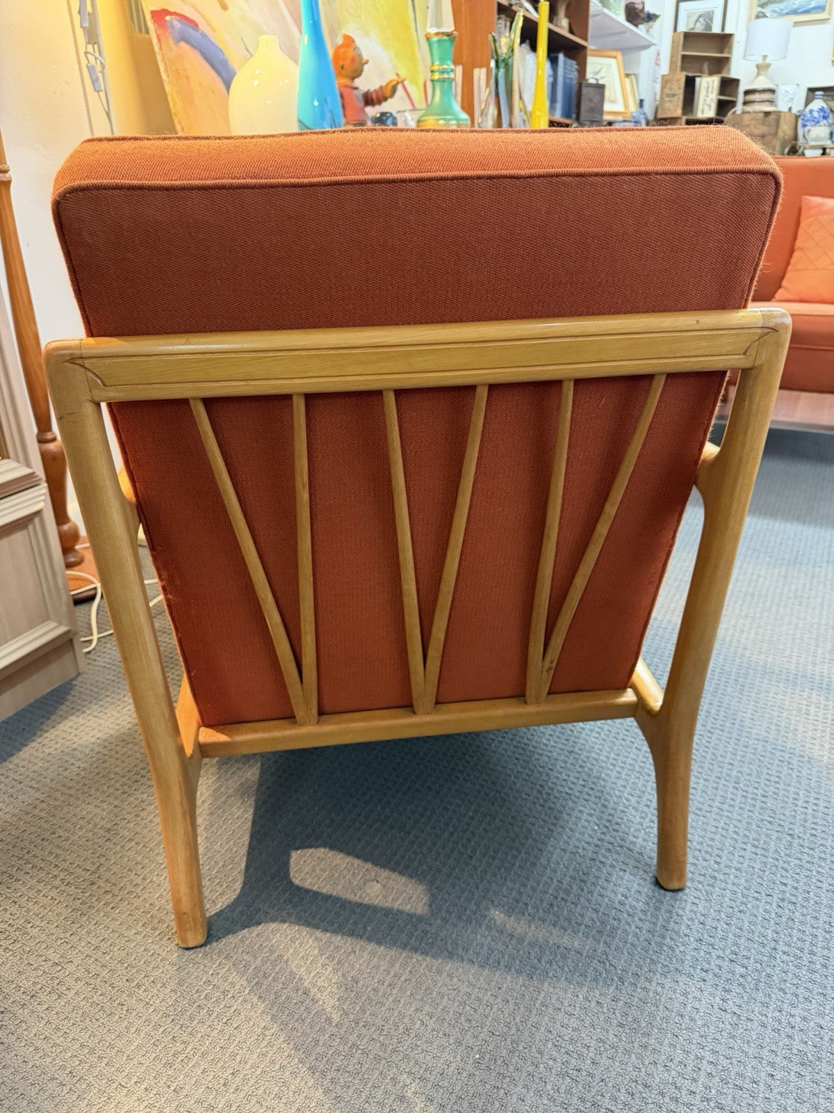 Dario Zoureff Armchair 1960s Australian MCM Restored Timber Original Fabric