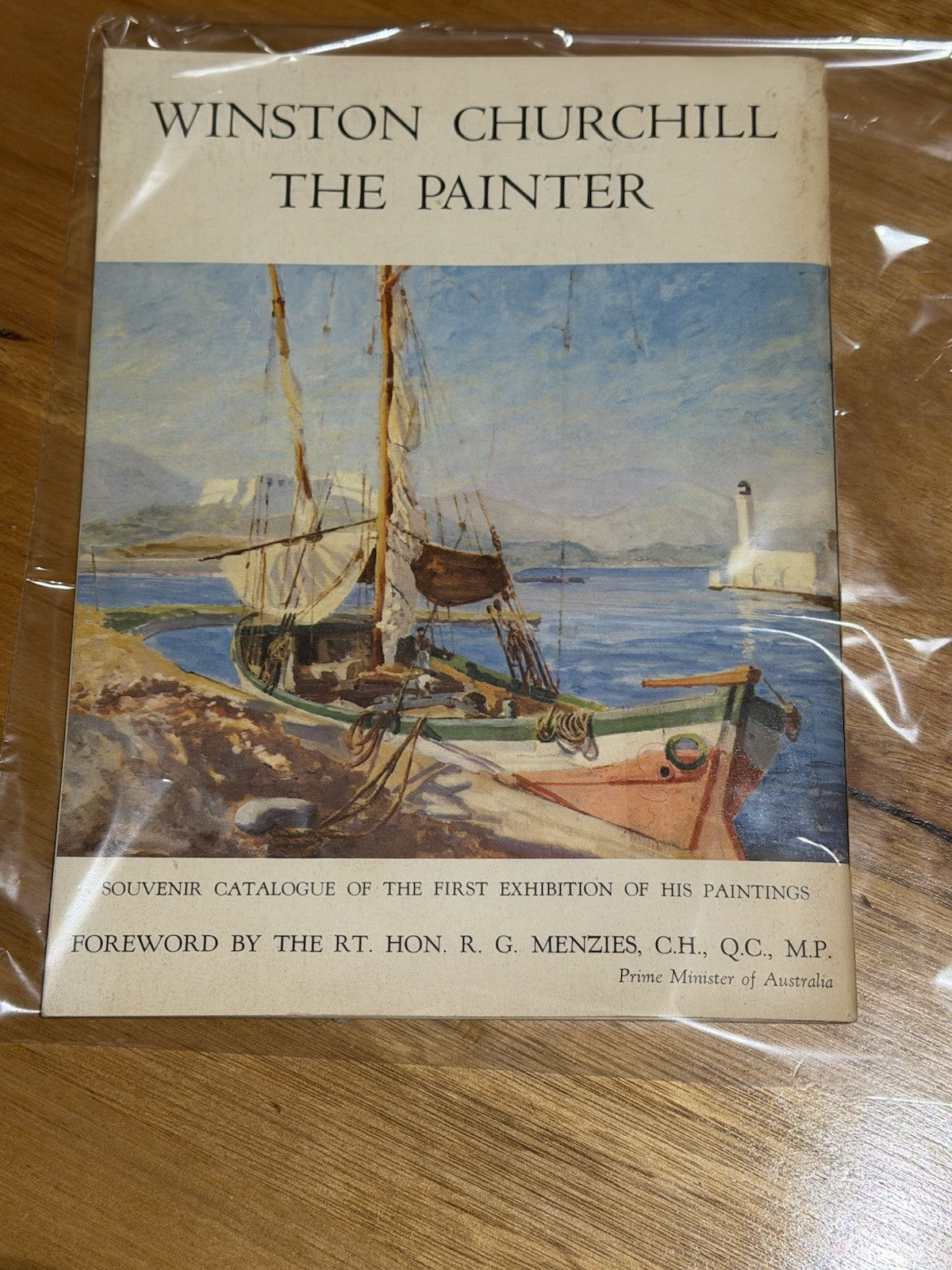 Winston Churchill The Painter 1958 Exhibition Catalogue Menzies Foreword HC