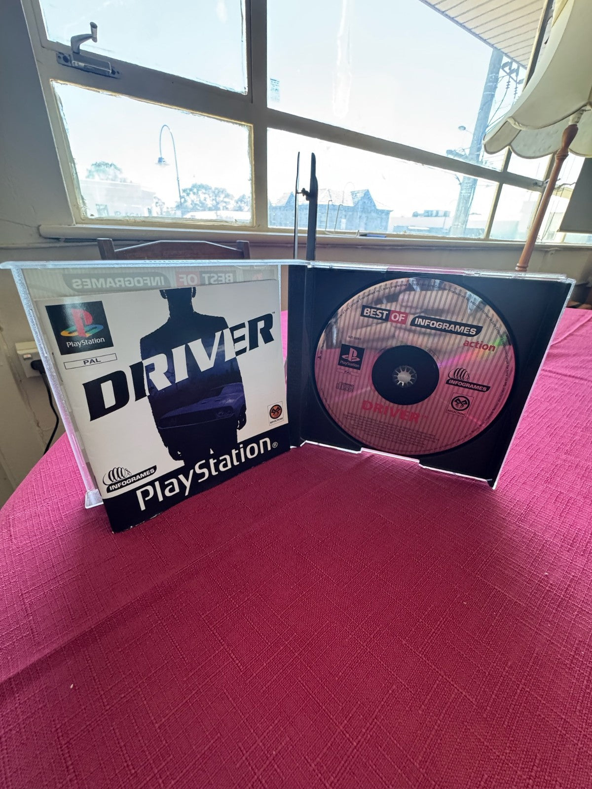 Driver – PS1 PAL – Complete w Case, Original Disc & Manual | 1999