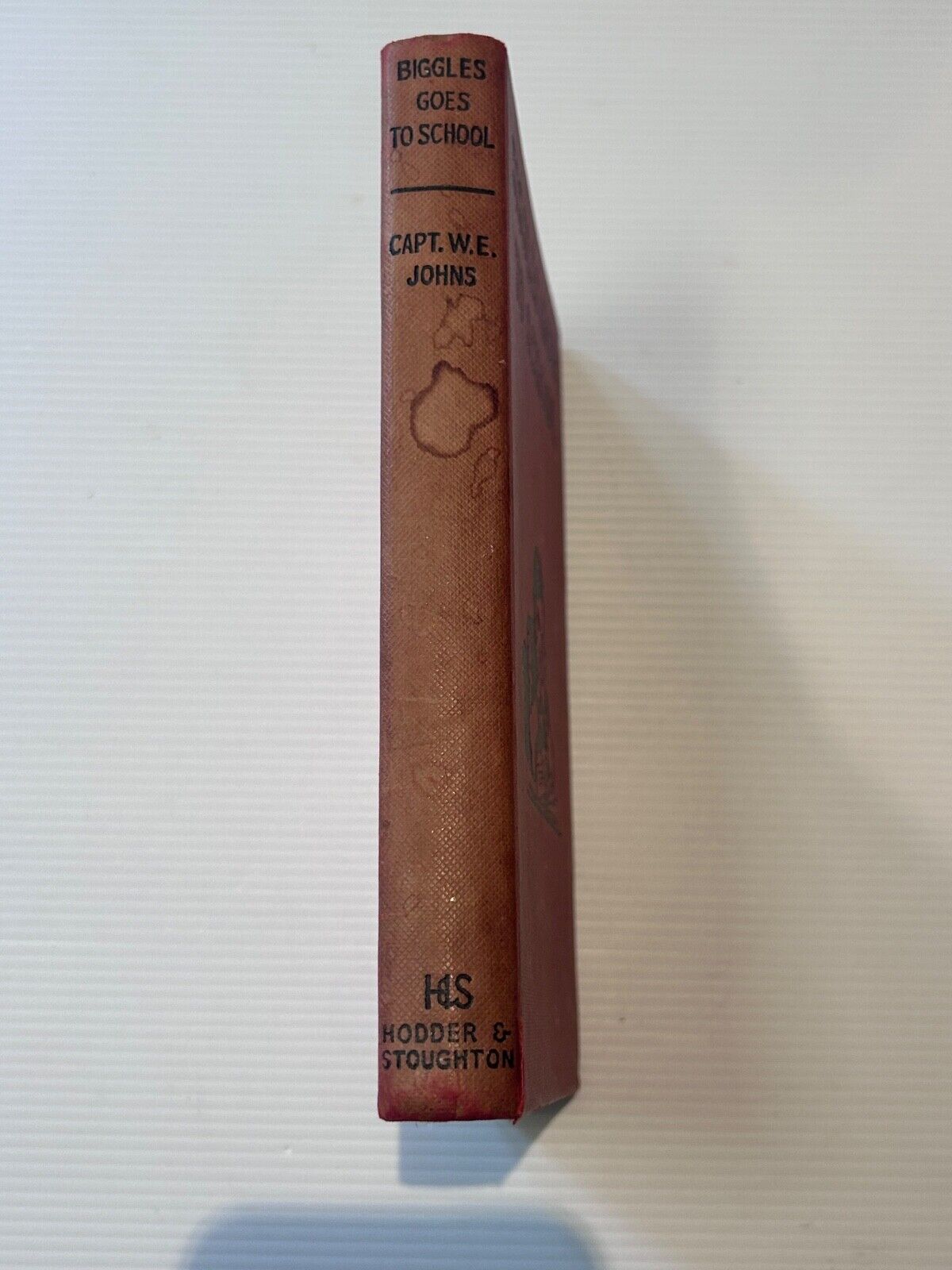 Biggles Goes to School by Captain WE Johns 1st First Edition 1951  Hard Cover