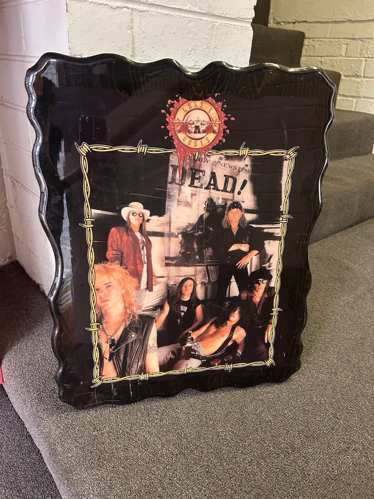 Guns N’ Roses Vintage DenCraft Framed Wall Art 55x45cm Canada