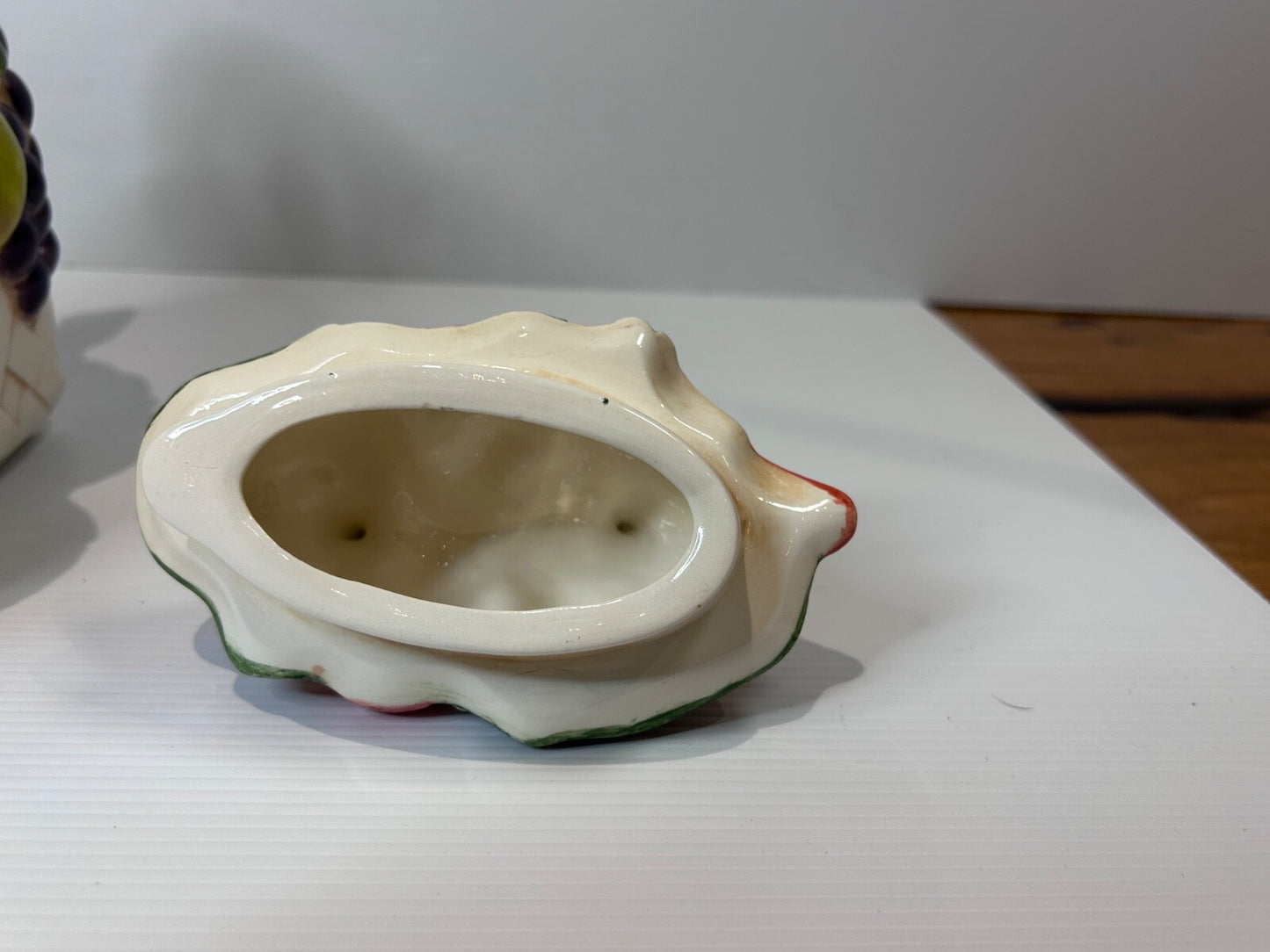 Vintage Fruit Basket Teapot – 1980s Retro Kitchen Style – 1950s Inspired Ceramic