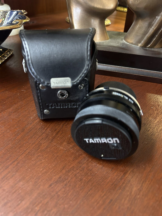 Tamron Adaptall-2 Manual Focus Lens f/2.8 MC Ø49 Pentax K + Case