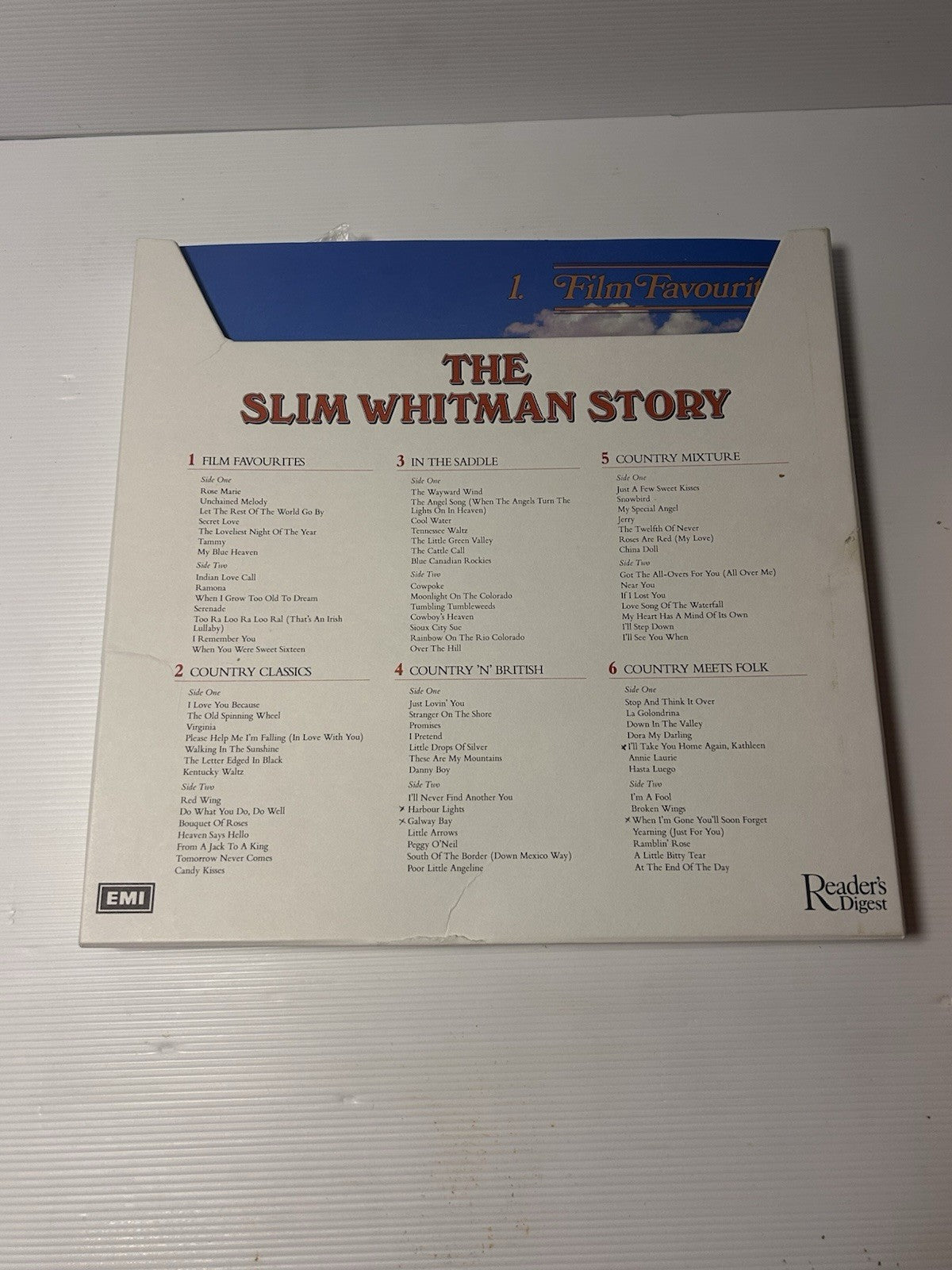 Slim Whitman – The Slim Whitman Story 6LP Box set Reader's Digest