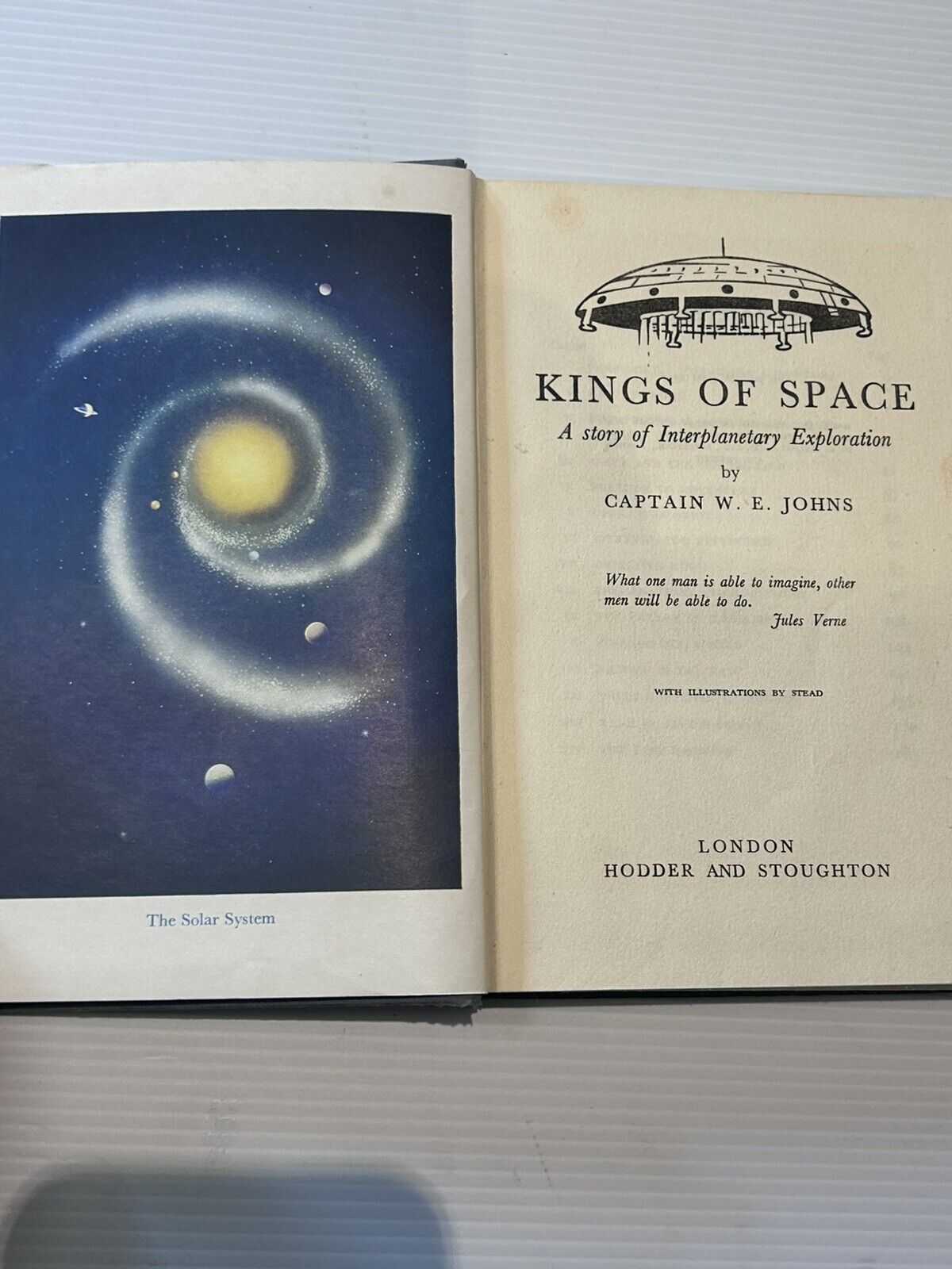 Kings Of Space Captain WE Johns Vintage June 1954 First Edition Biggles Gimlet