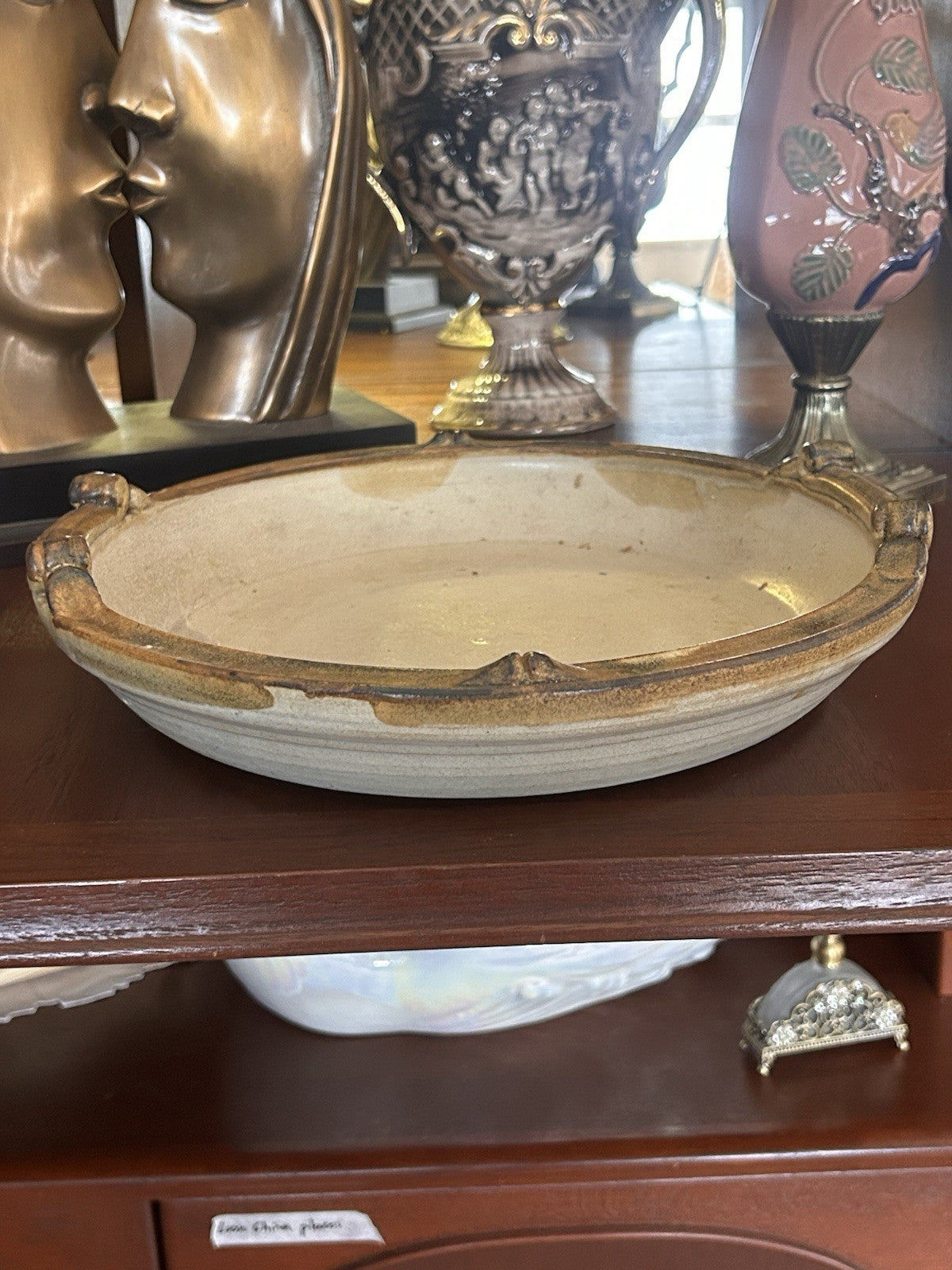 Howard Phillips El Dorado Studio Pottery Bowl 1990 Signed Australian 28cm