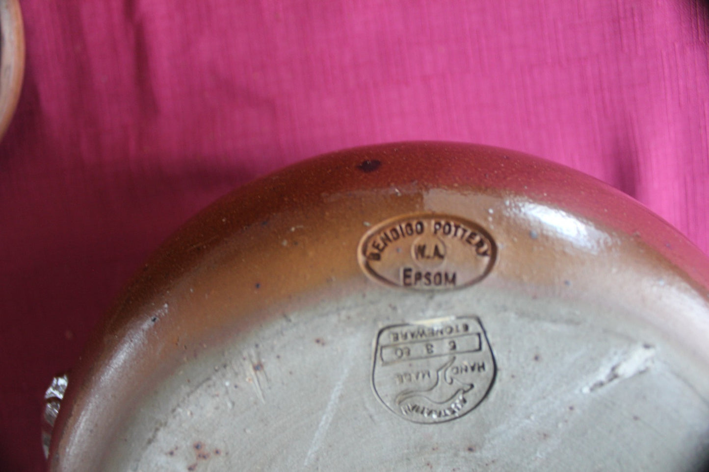 Vintage Bendigo Pottery Lidded Casserole – Australian Stoneware