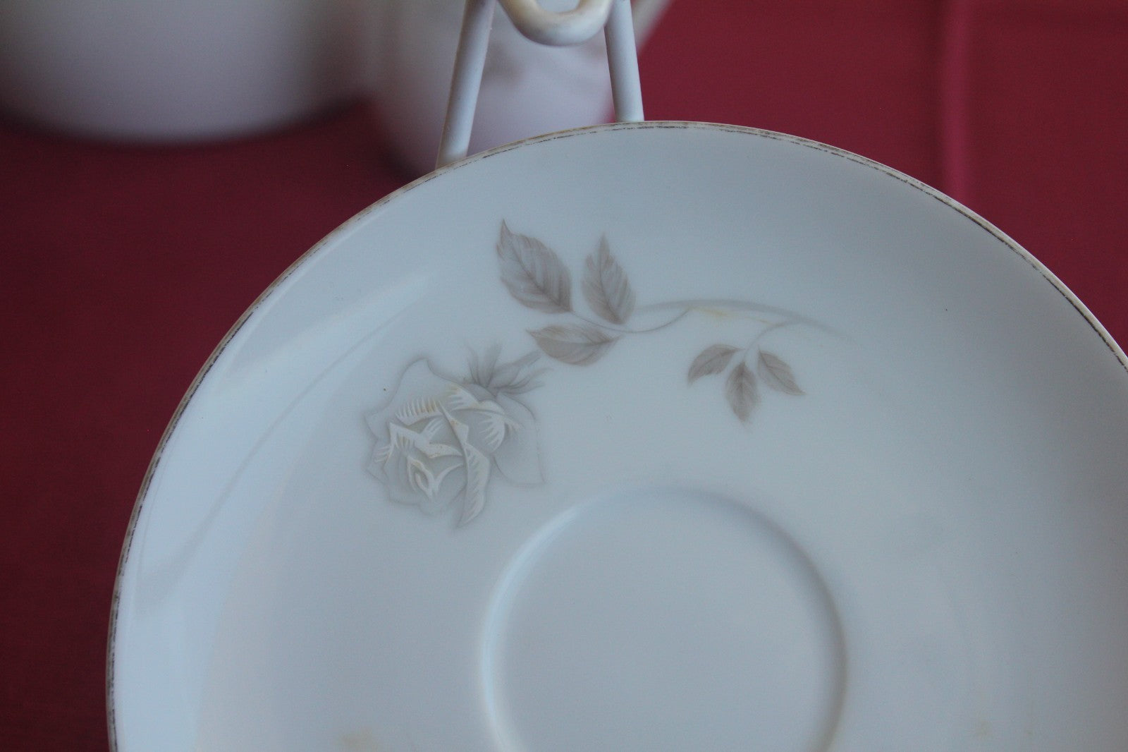 Noritake Rosay Tea Set (10pc) Japanese Vintage Teapot, Cups, & More