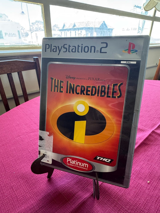 The Incredibles PS2 PAL Platinum – Complete w Case & Disc | Pixar Disney | 2004
