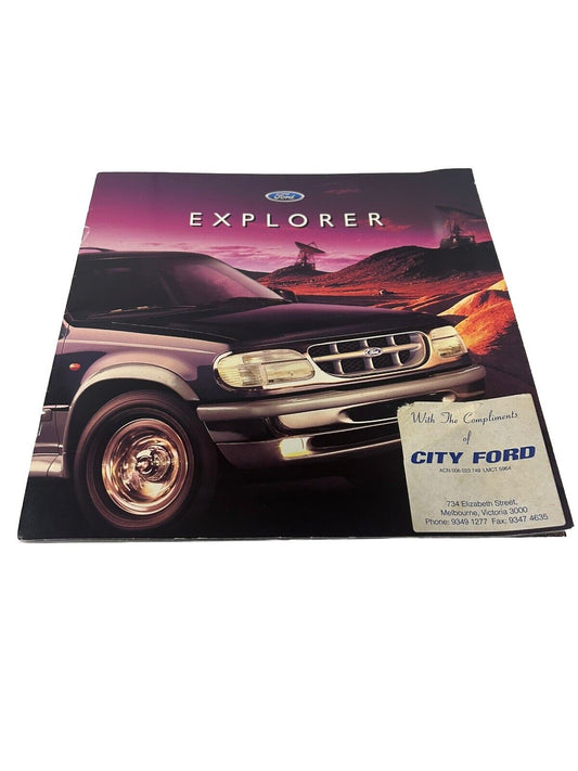 Nov 1997 FORD EXPLORER  Australian Sales Brochure 