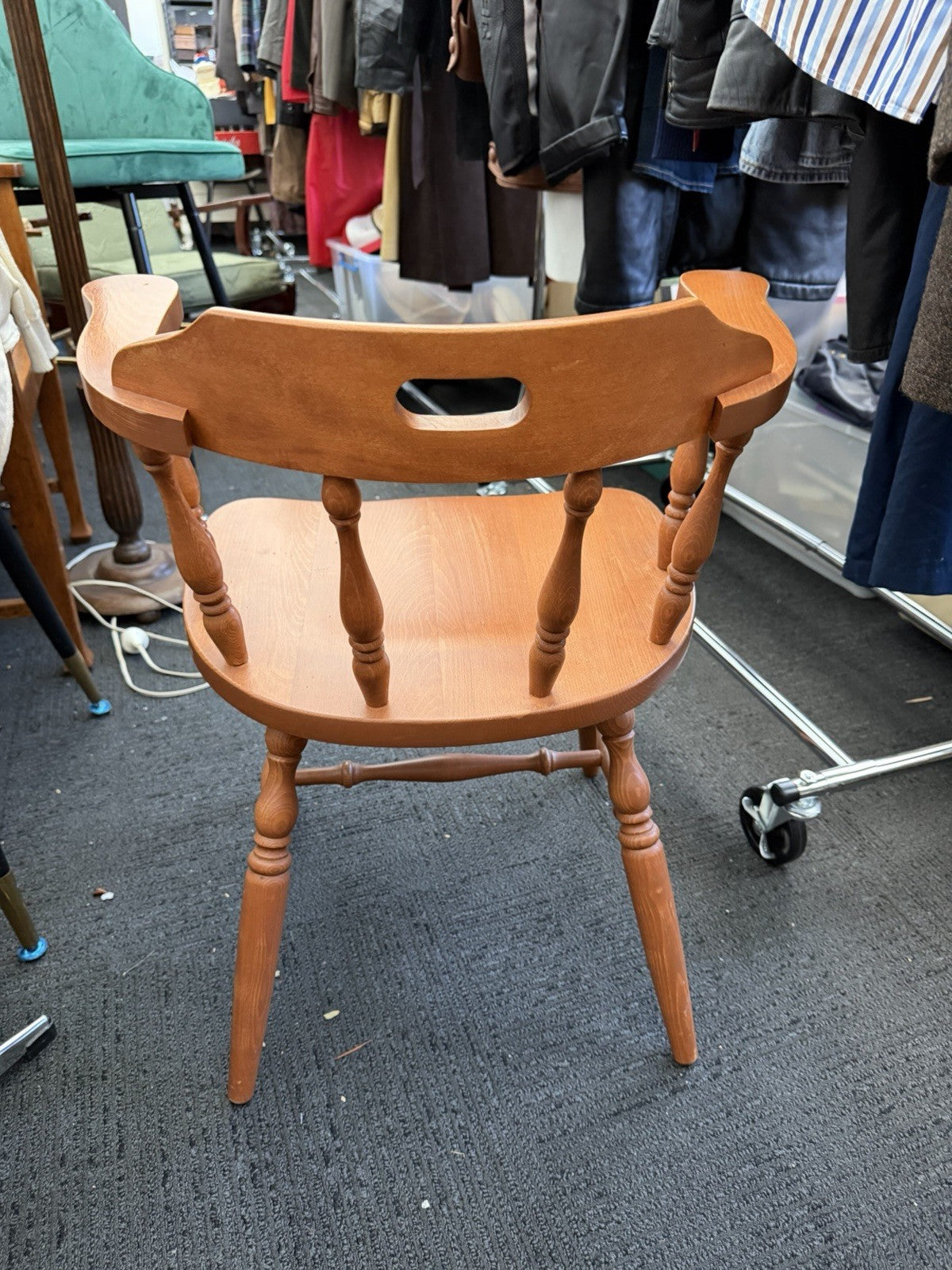 Vintage 1970s Japanese Windsor Captains Chair GJ Coles & Coy Ltd Imported