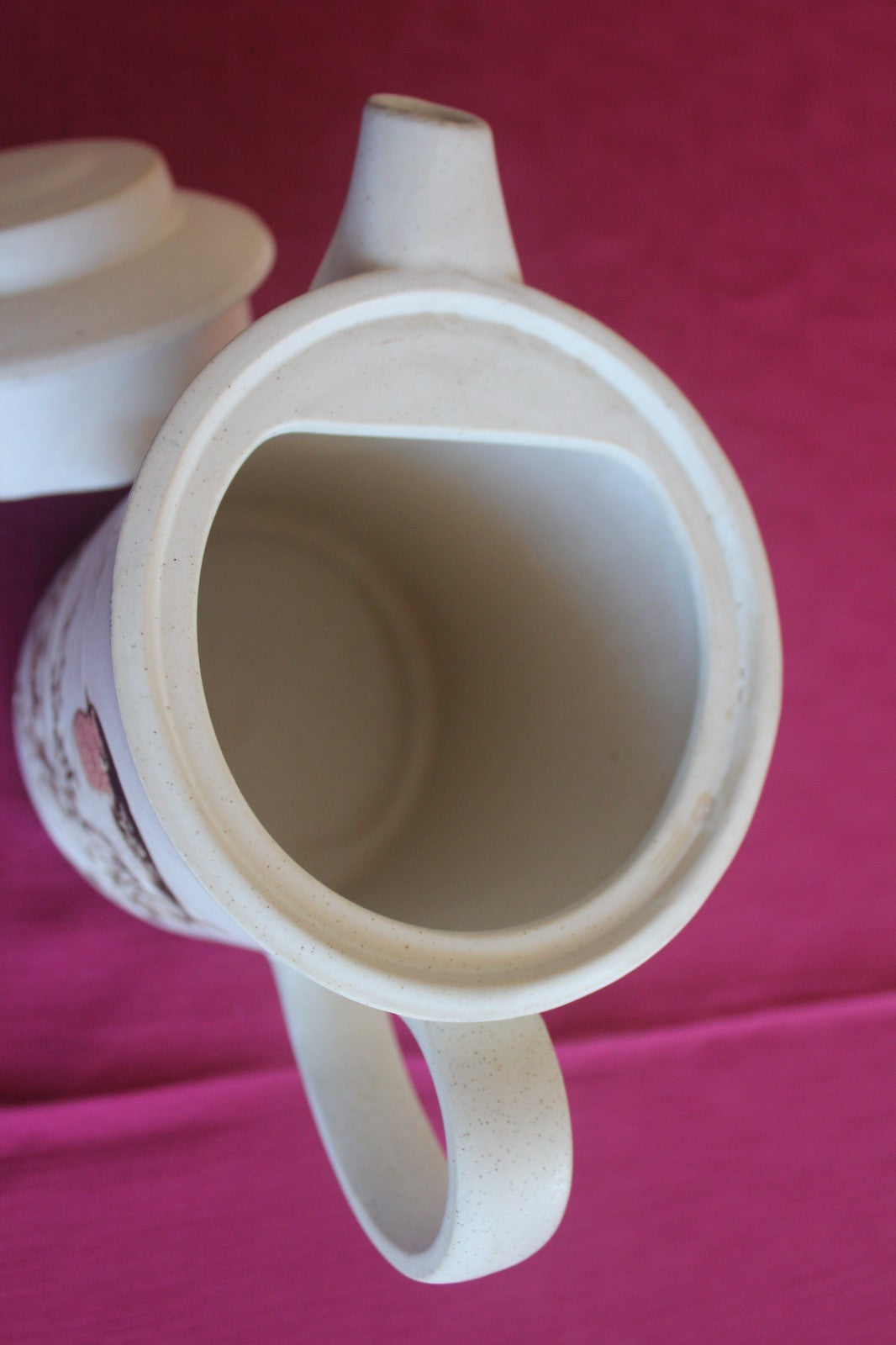 Vintage Ashdale Pottery England Robin Tea Set – Teapot + 4 Mugs – c1981