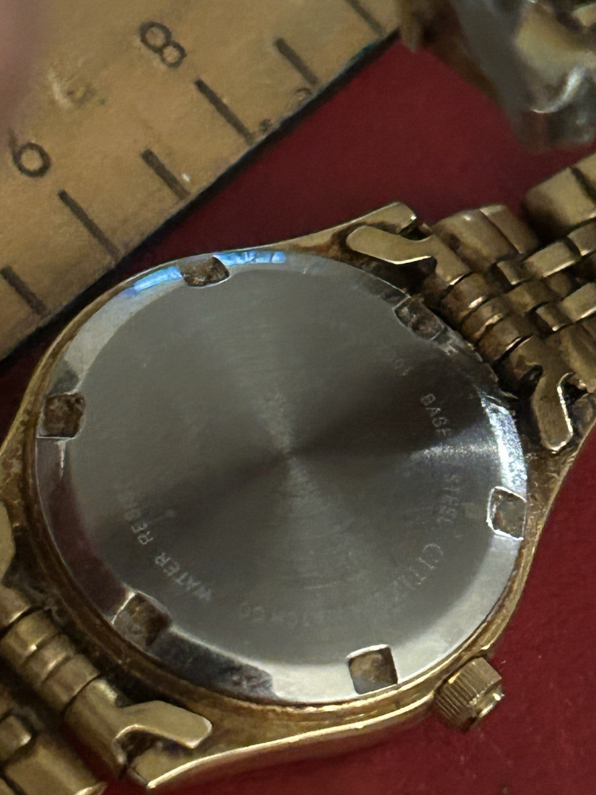 Vintage Citizen Quartz Day Date GN-4W-S Gold Tone Watch Japan New Battery