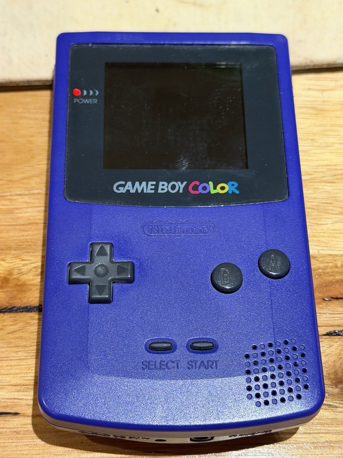 Nintendo Game Boy Color Grape Purple CGB-001 Handheld Console Tested Working
