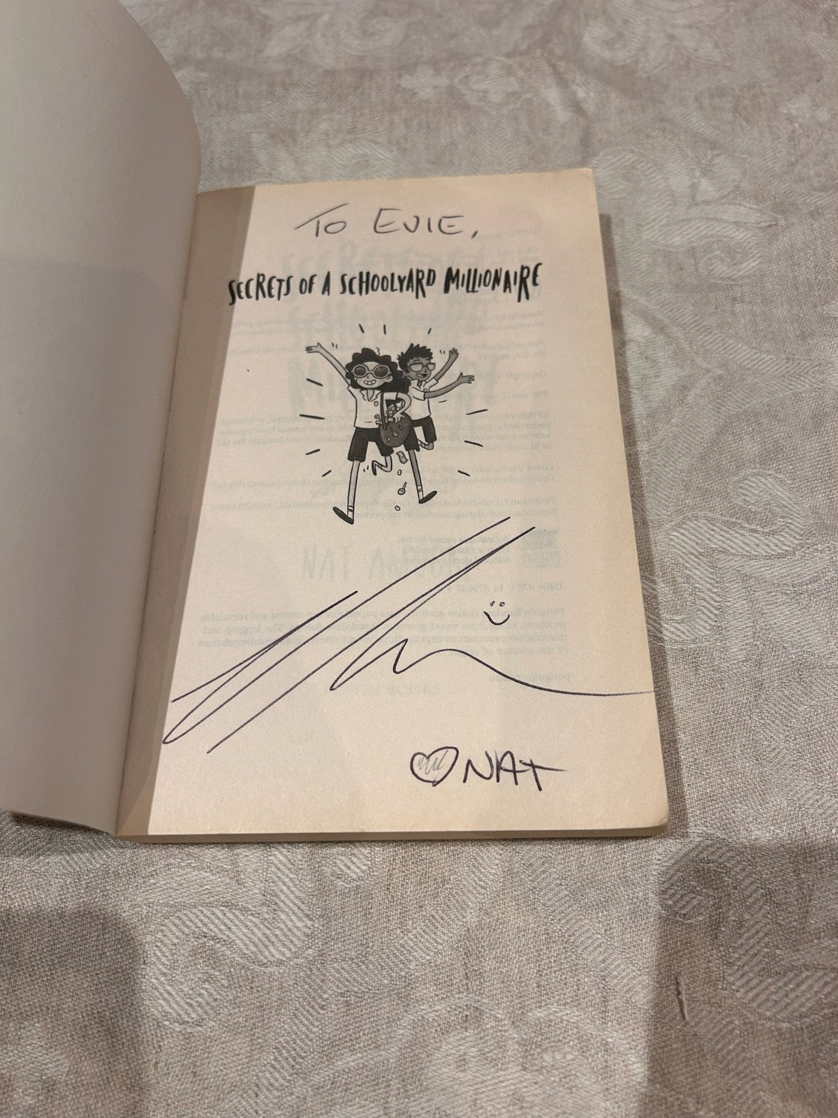 Secrets of a Schoolyard Millionaire - Signed Nat Amoore | First Edition | 2019