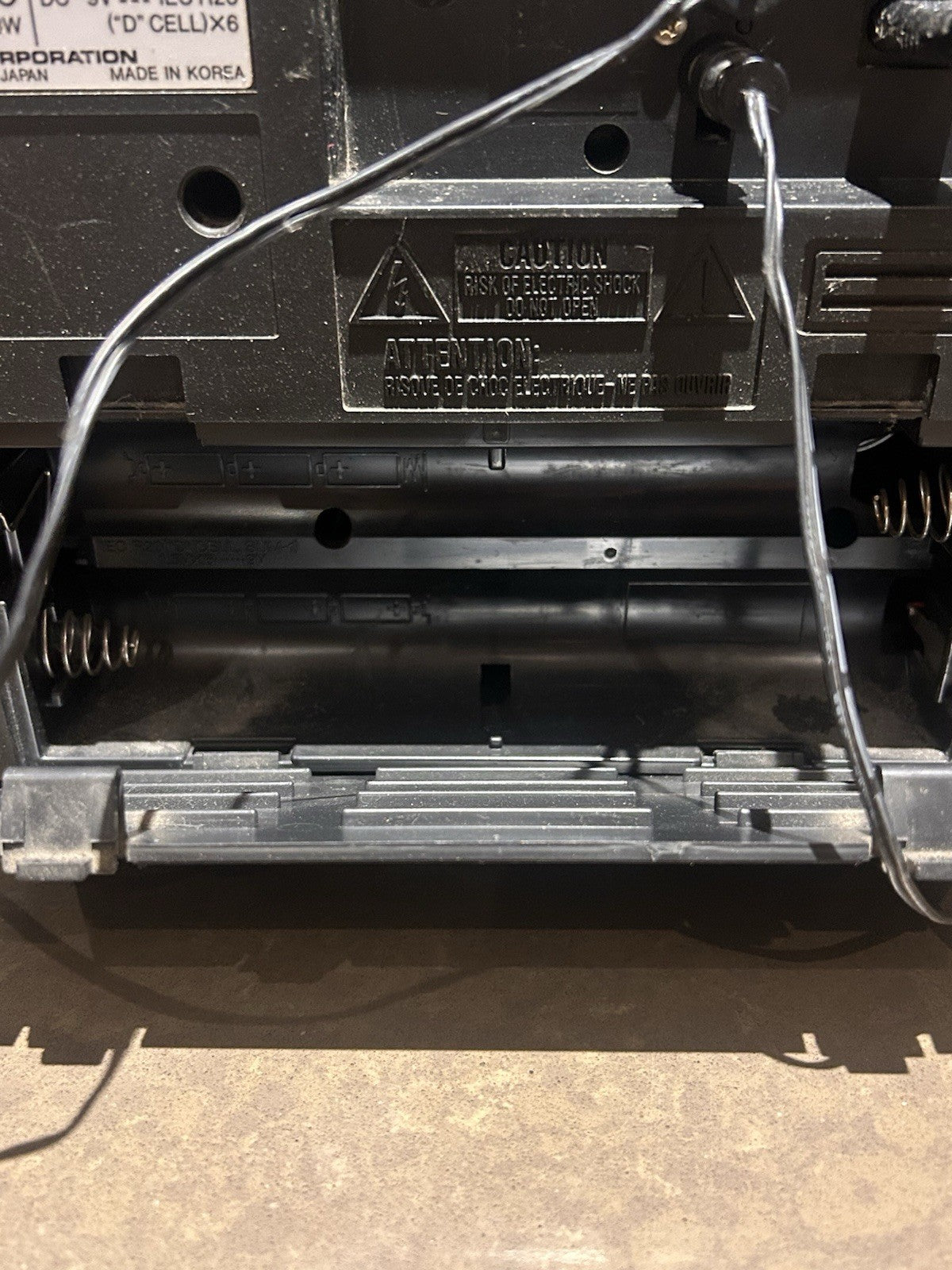 Vintage Toshiba RT-7016 Boombox Radio Cassette Restoration Project 80s