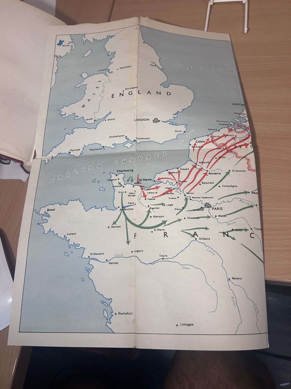 Normandy To The Baltic FIELD MARSHALL MONTGOMERY Vintage 1953 HC Ed. RARE W/ DJ