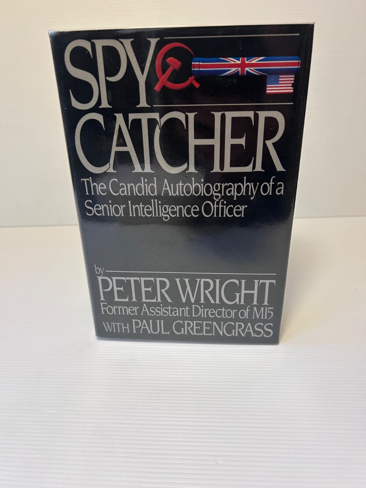 Spycatcher Peter Wright 1987 HC DJ True 1st AU Ed MI5 Espionage Memoir 392pp