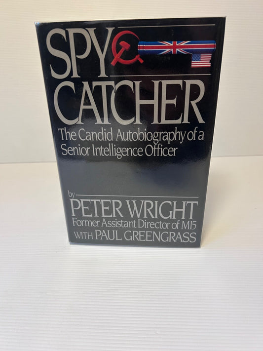 Spycatcher Peter Wright 1987 HC DJ True 1st AU Ed MI5 Espionage Memoir 392pp