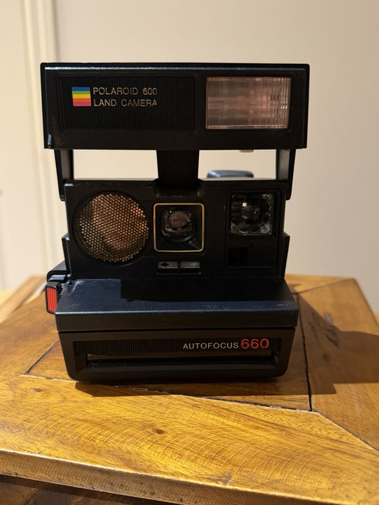 Polaroid Autofocus 660 Instant Camera Land Camera Tested Working Vintage