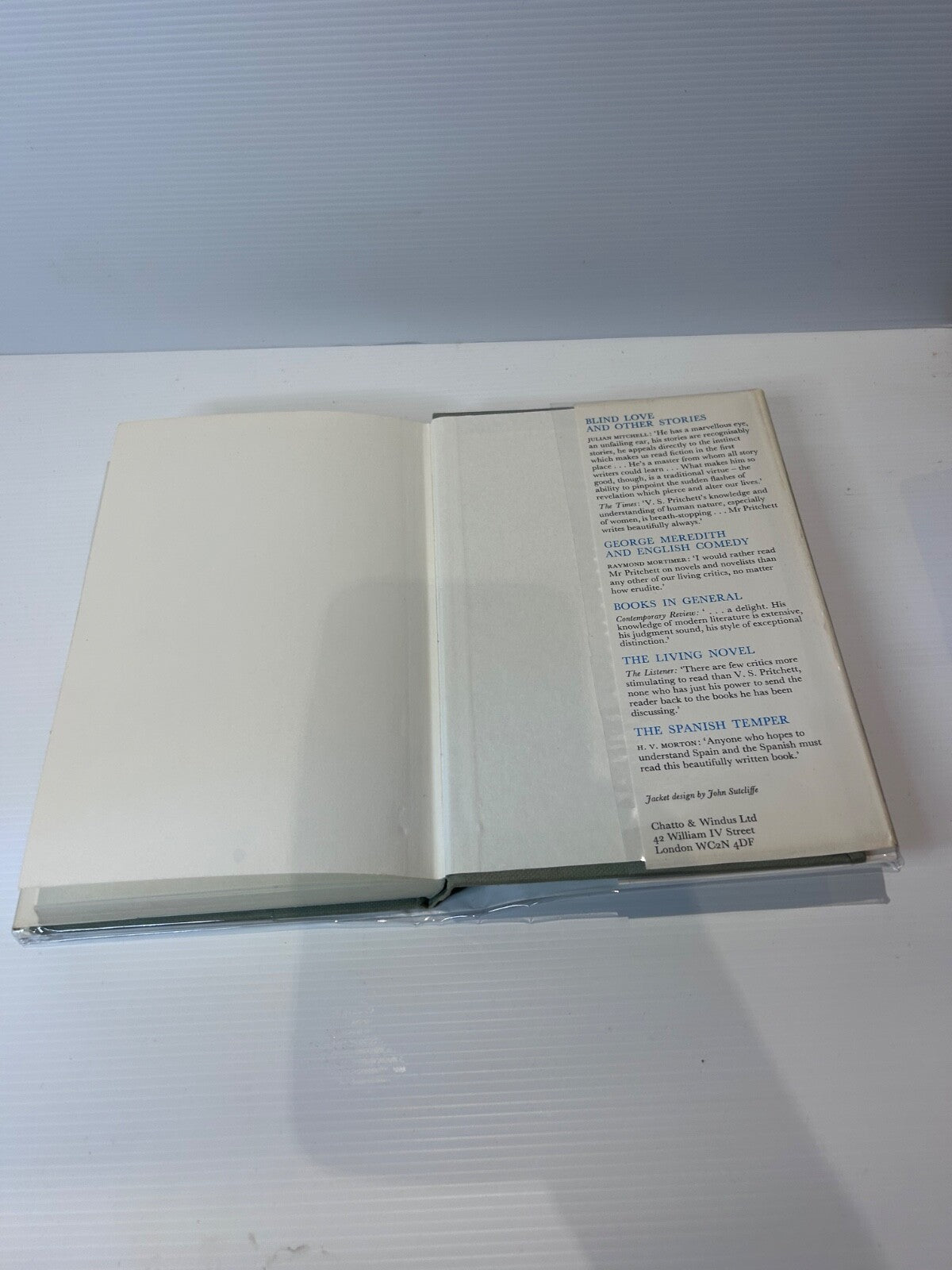 The Camberwell Beauty V.S. Pritchett 1974 HC DJ 1st UK Ed Chatto & Windus 203pp