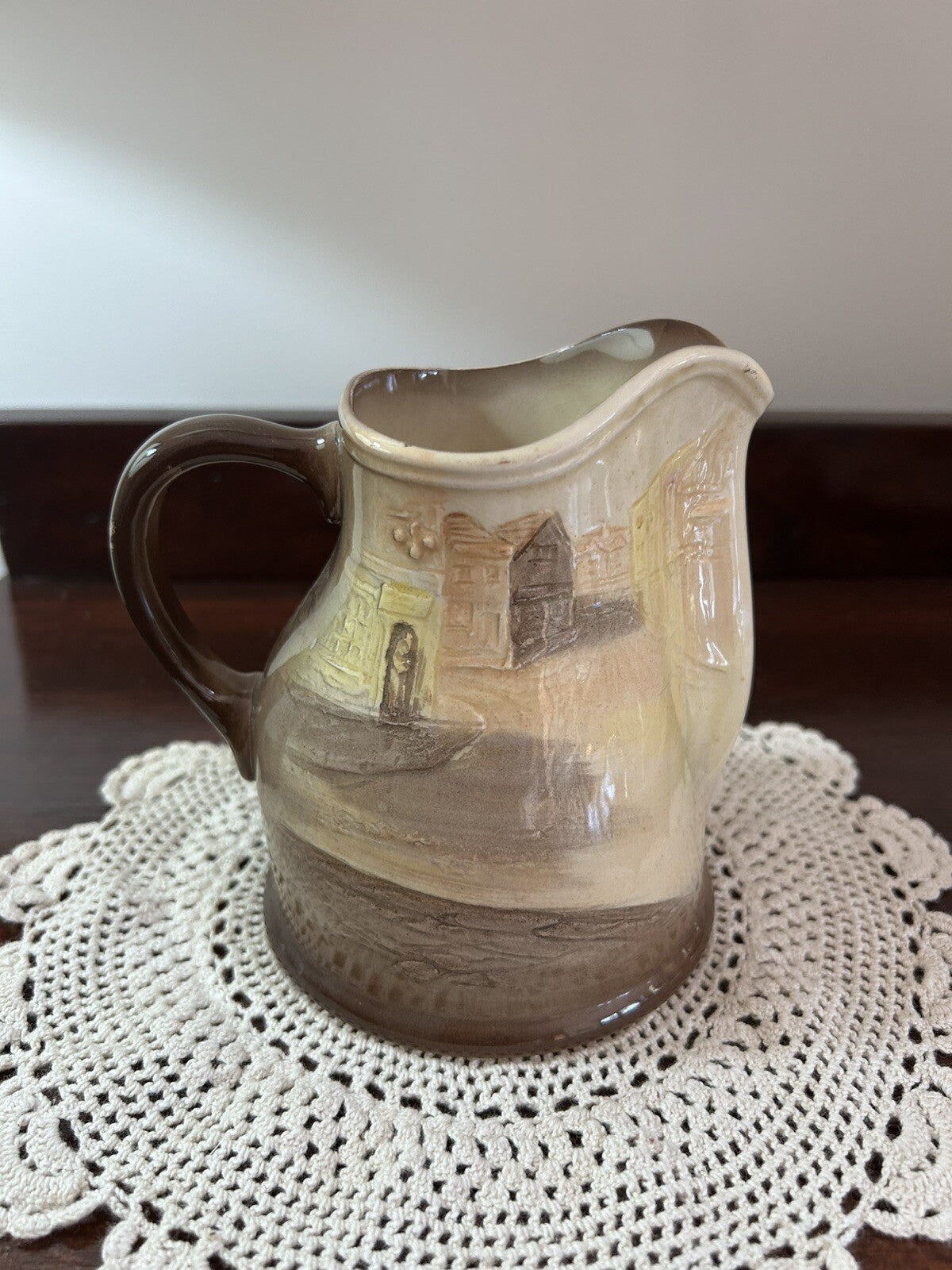 Royal Doulton Dickens Seriesware Bill Sykes 5" Relief Pitcher/Jug D5833 - RARE