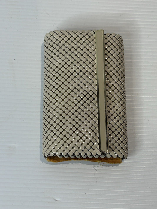 Vintage Glomesh Australia Cream Mesh Key Case w/ Tag & Paperwork c1970s