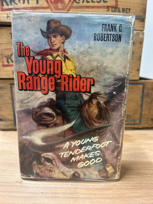 The Young Range Rider Frank C Robertson 1962 Collins Seagull Library HC DJ